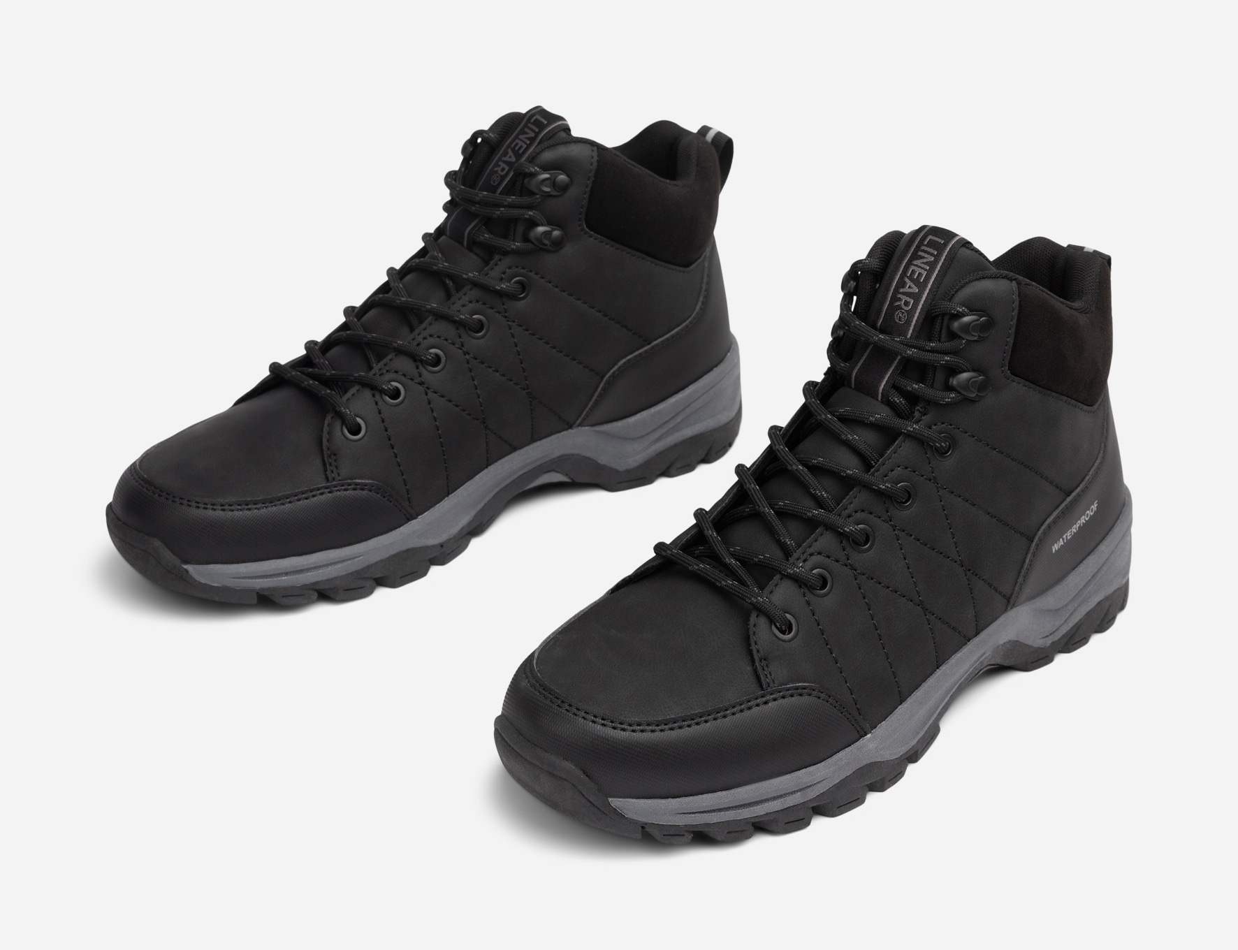 LINEAR, Kängor waterproof Svarta
