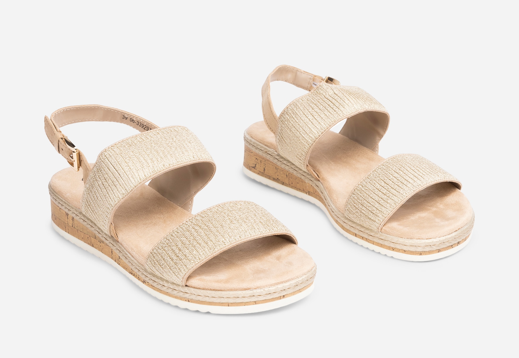 SO ALL, Sandaler Metallfärgade