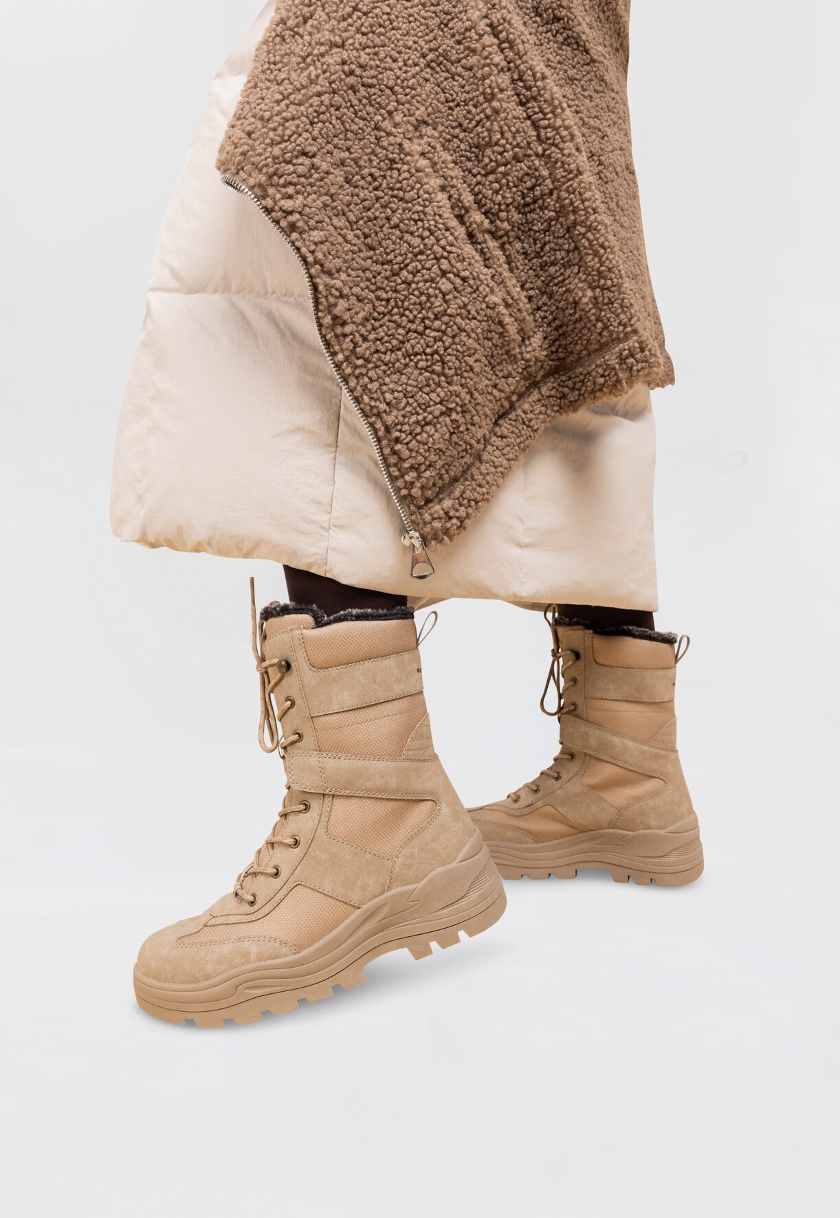 LINEAR, Varmfodrade stövlar, waterproof Beigea