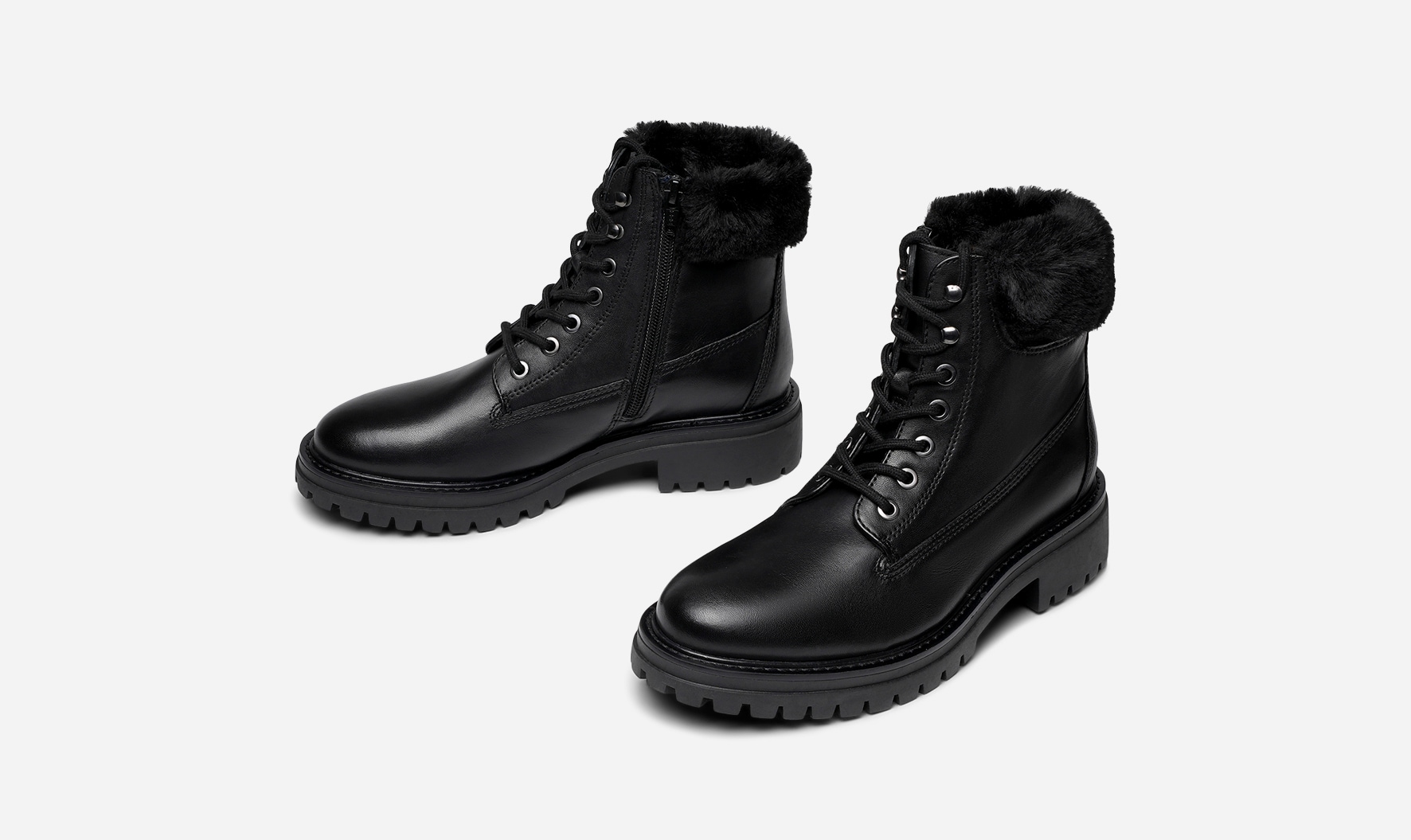 PACE, Varmfodrade kängor Svarta