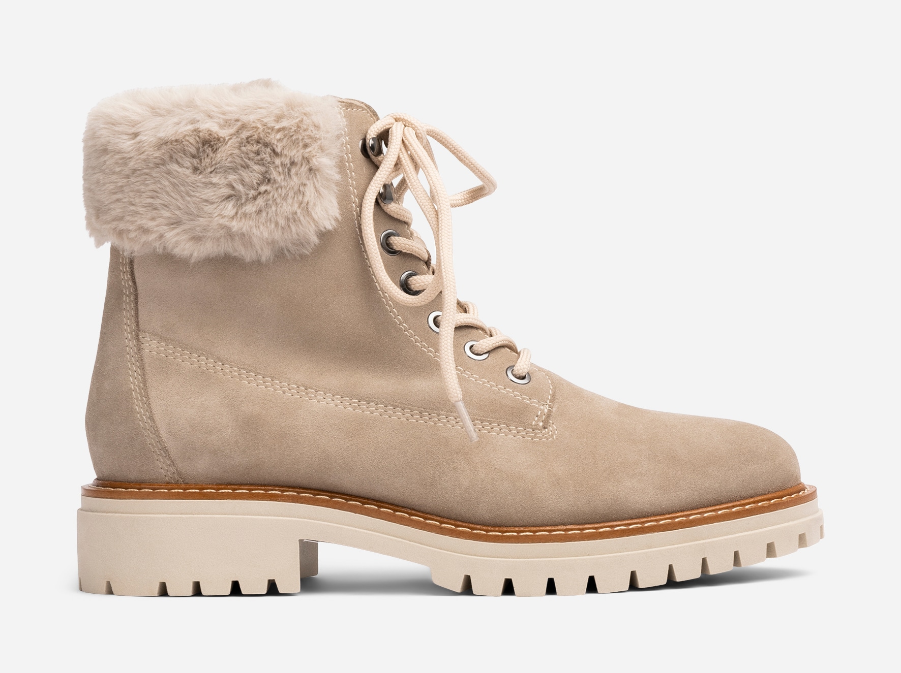 PACE, Varmfodrade kängor Beigea