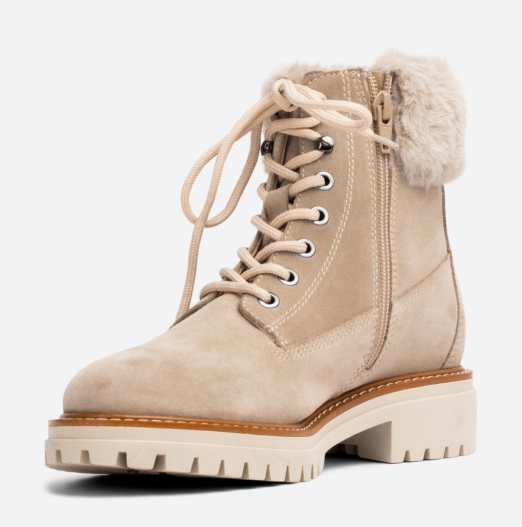 PACE, Varmfodrade kängor Beigea