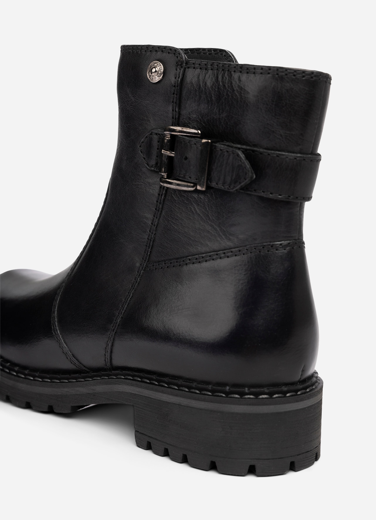 PACE, Varmfodrade boots med dragkedja Svarta