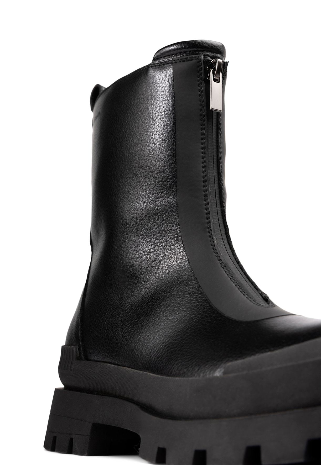 ATTITUDE, Boots med dragkedja Svarta