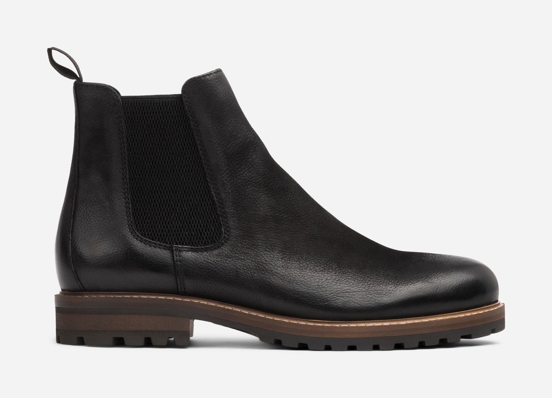 PACE, Fleecefodrade chelseaboots Svarta