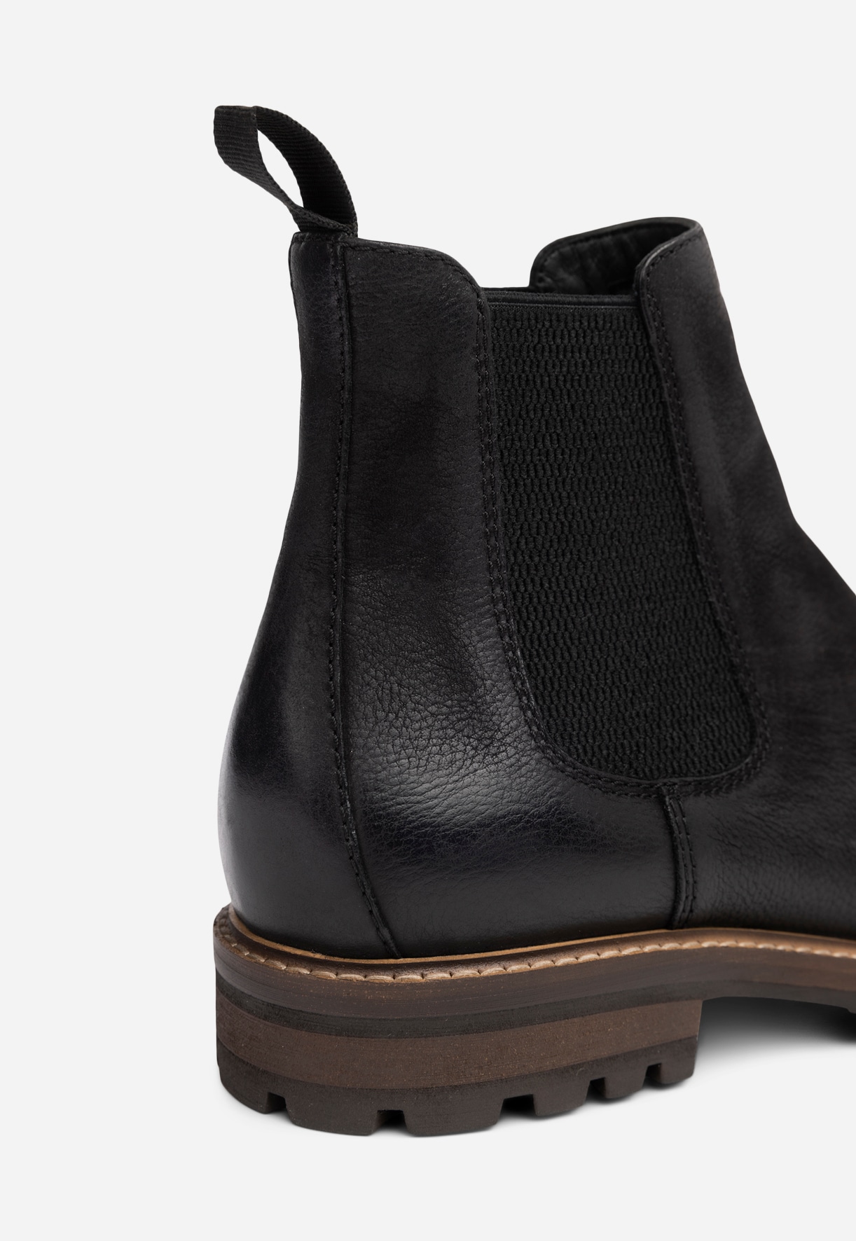 PACE, Fleecefodrade chelseaboots Svarta