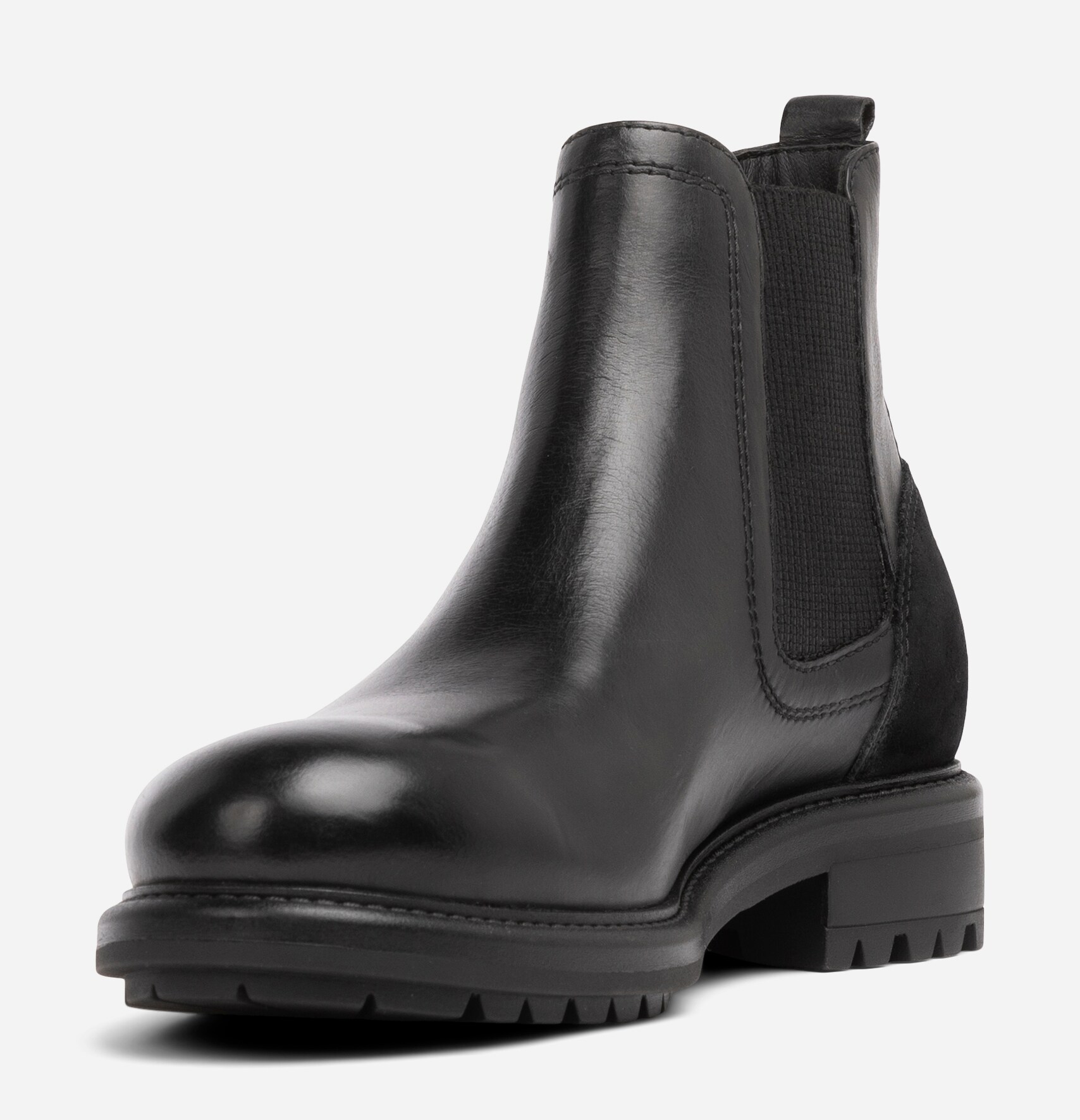 PACE, Fleecefodrade chelseaboots Svarta