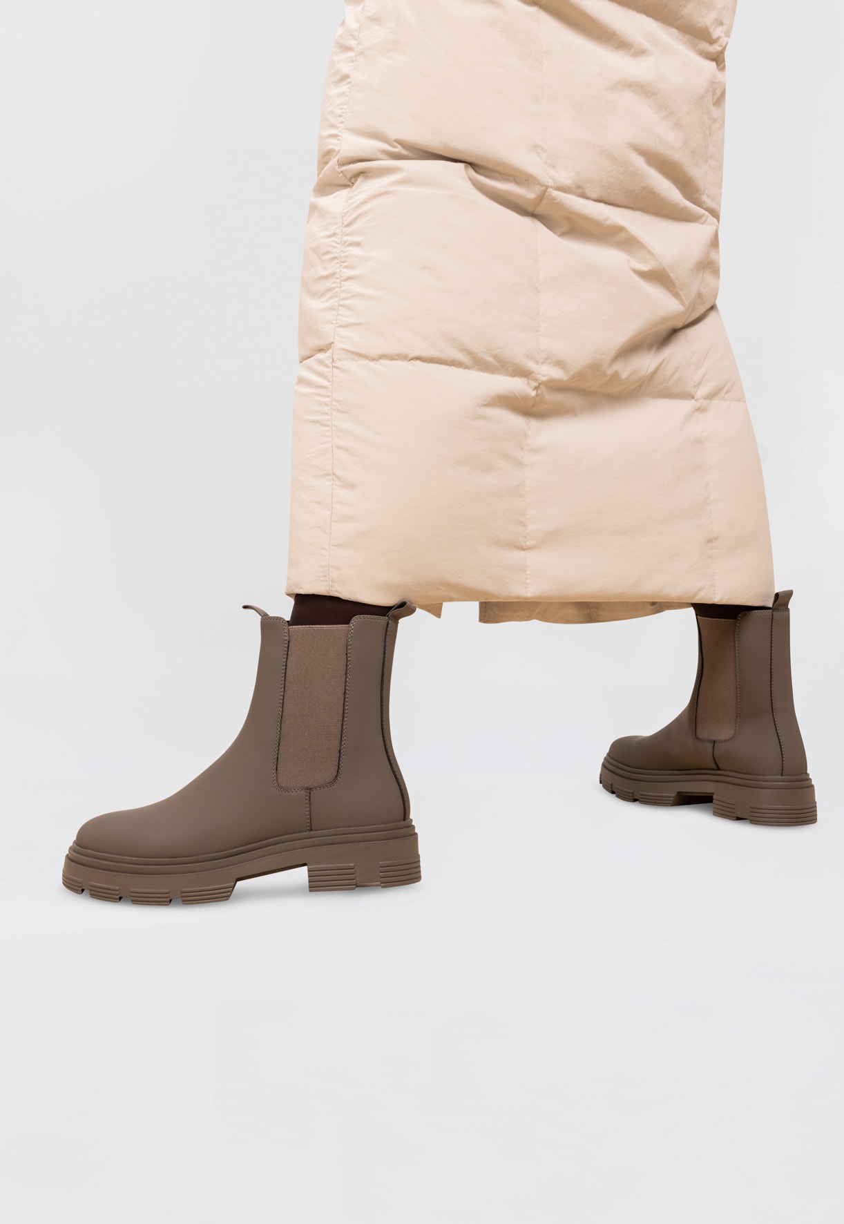 XIT, Varmfodrade chelseaboots Gröna