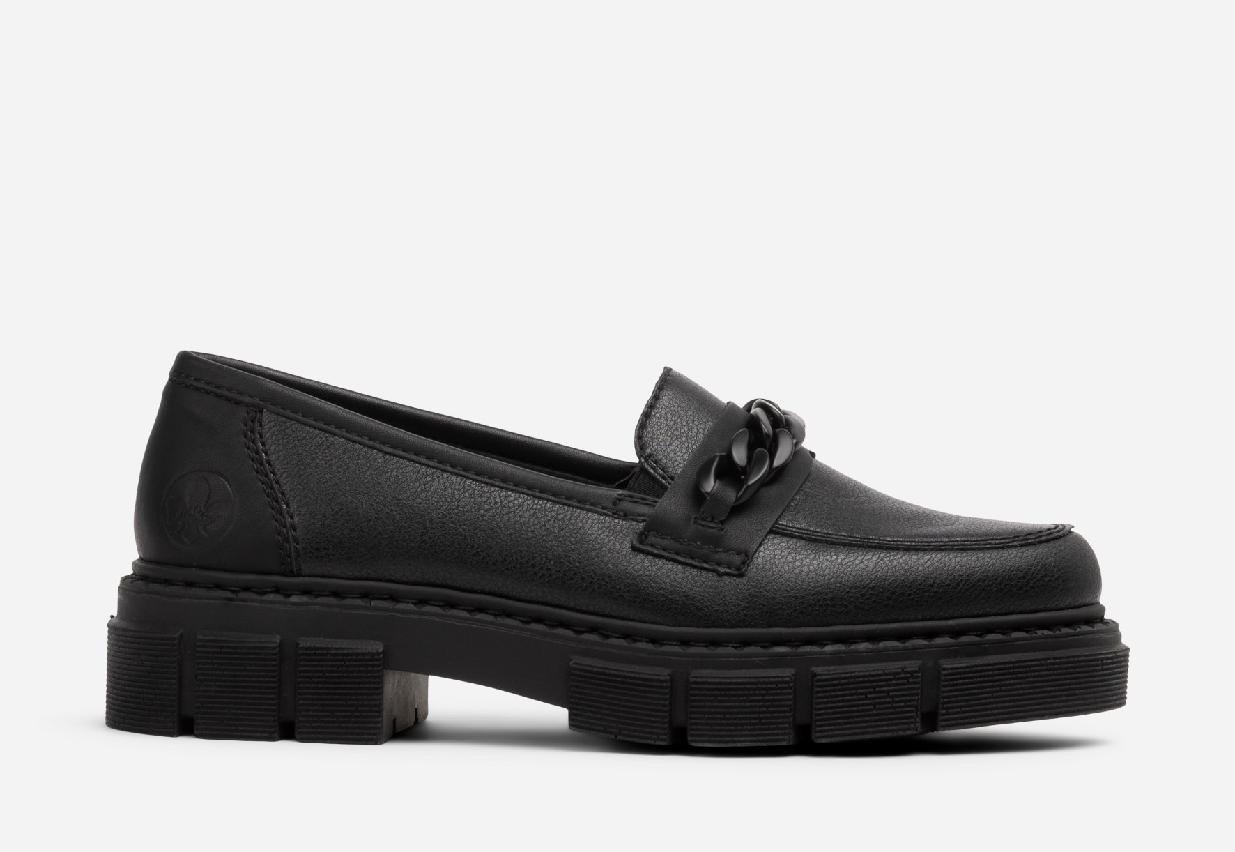RIEKER, Loafers med kedja Svarta