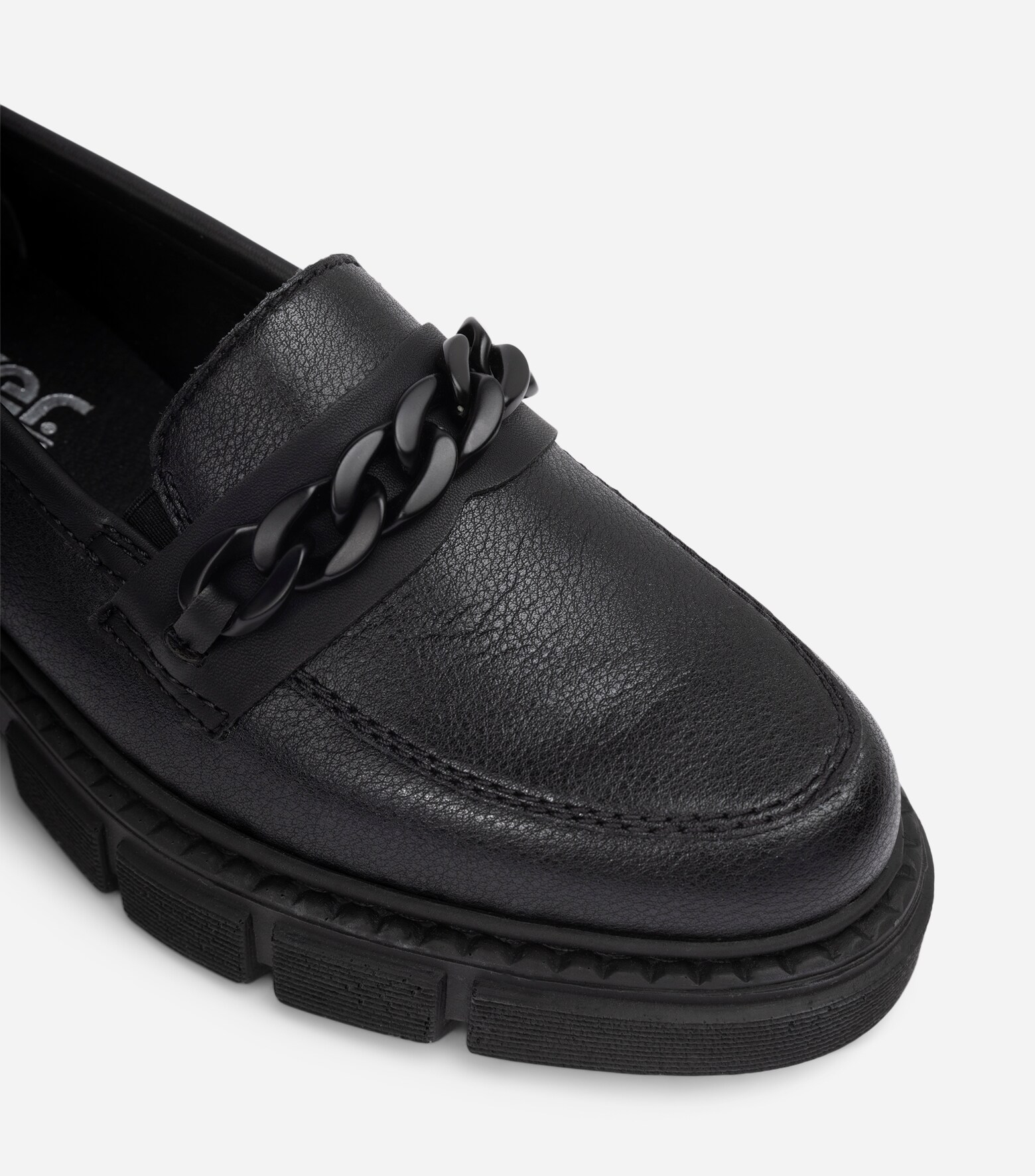RIEKER, Loafers med kedja Svarta