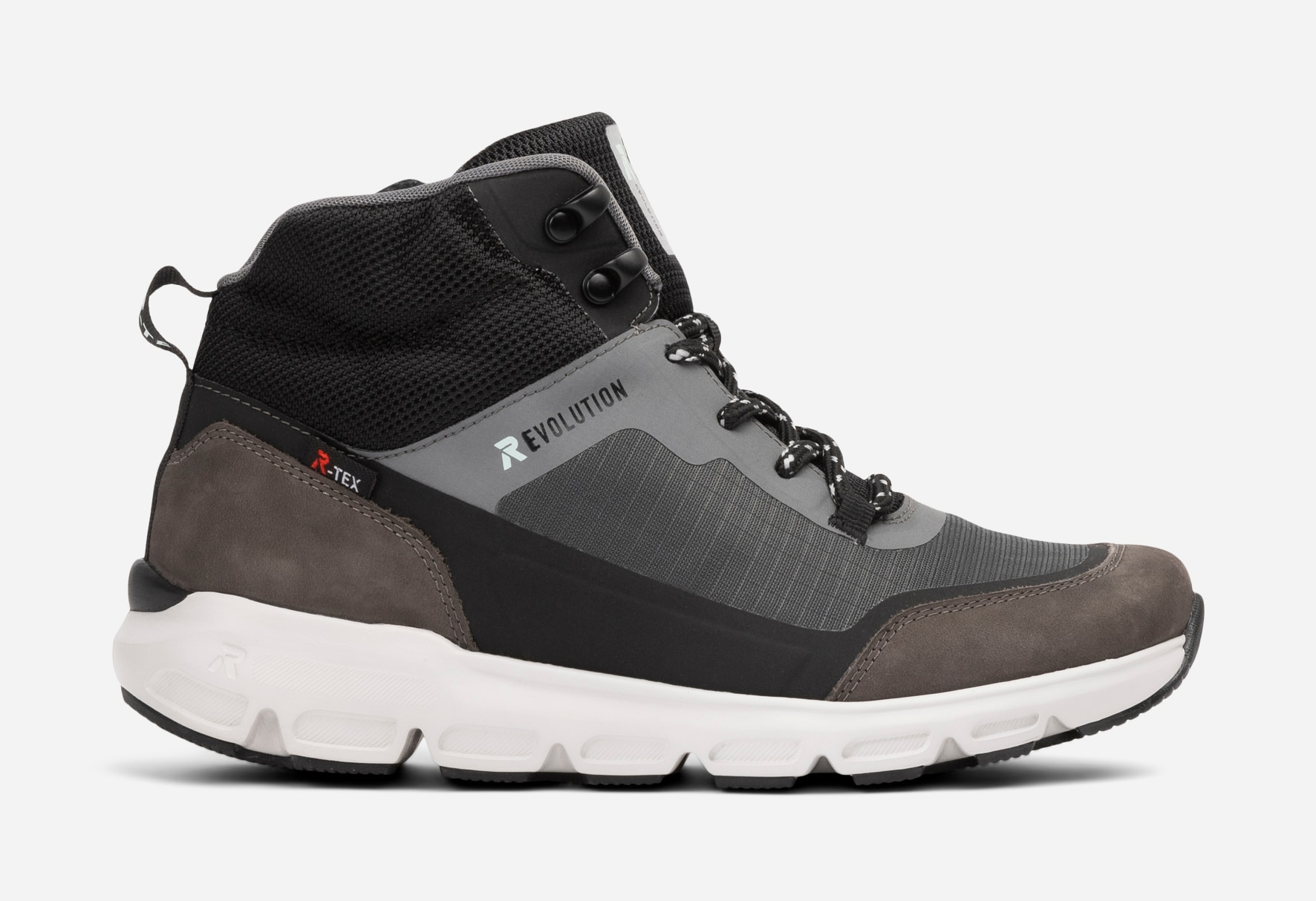 RIEKER, Höga sneakers, waterproof Gråa