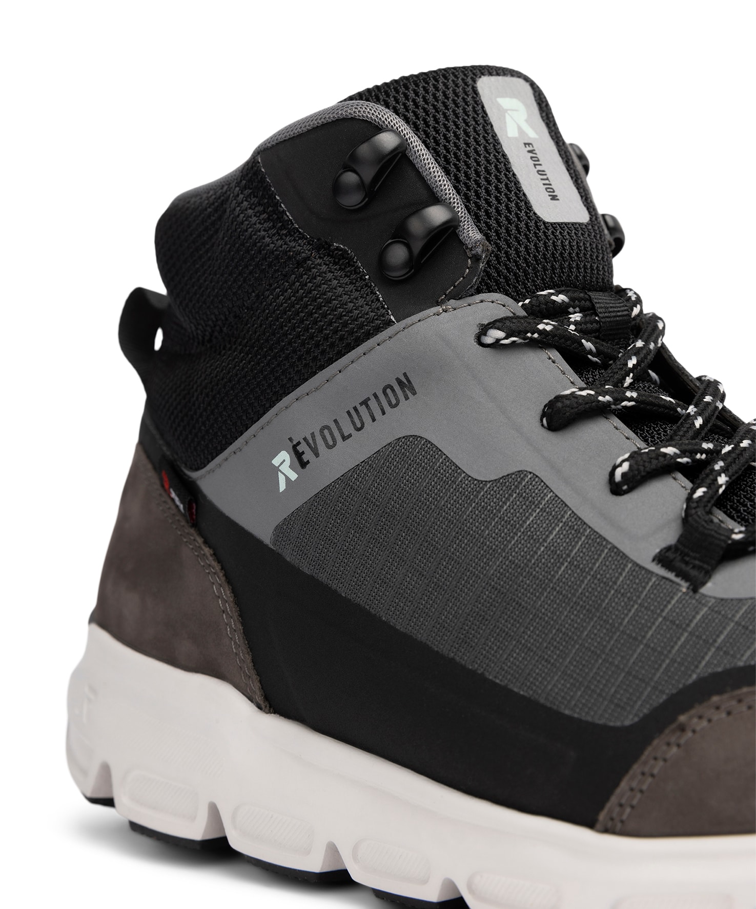 RIEKER, Höga sneakers, waterproof Gråa