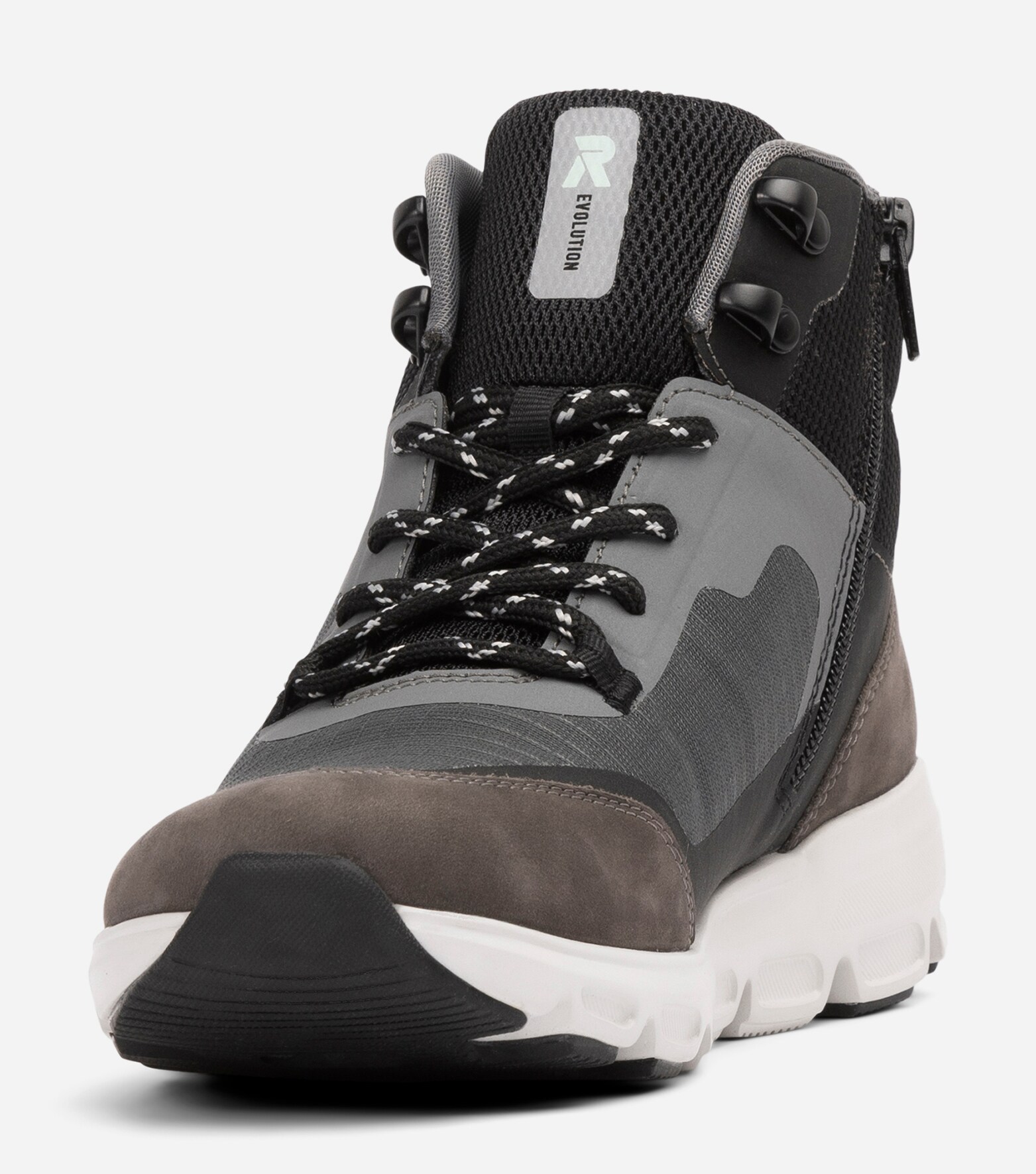 RIEKER, Höga sneakers, waterproof Gråa