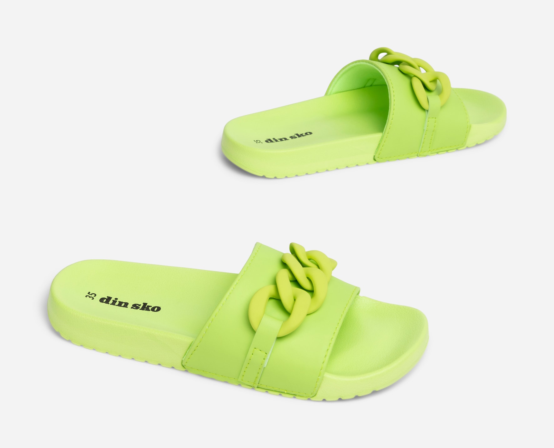 DINSKO, Tofflor Gröna