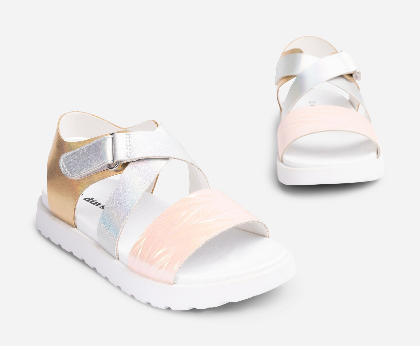 DINSKO, Sandaler Metallfärgade