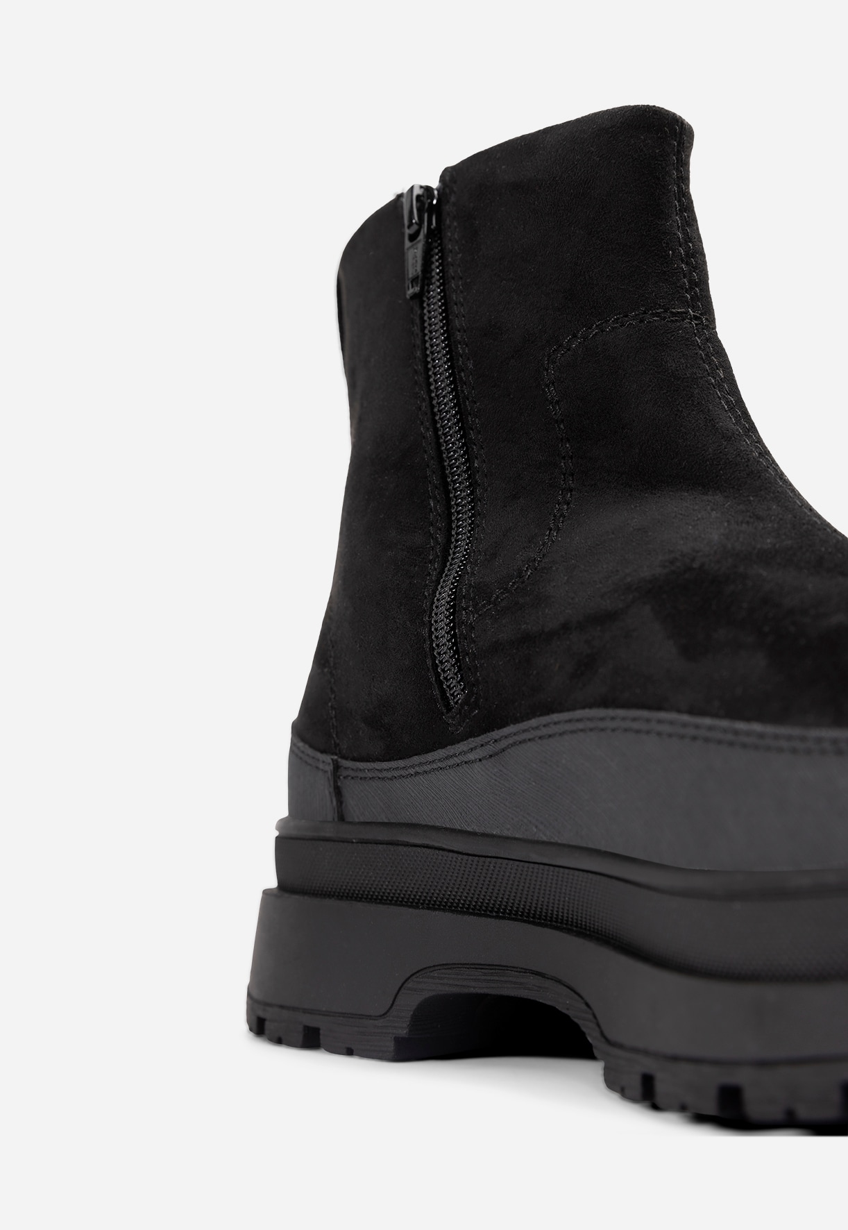 LINEAR, Varmfodrade boots med dragkedja Svarta