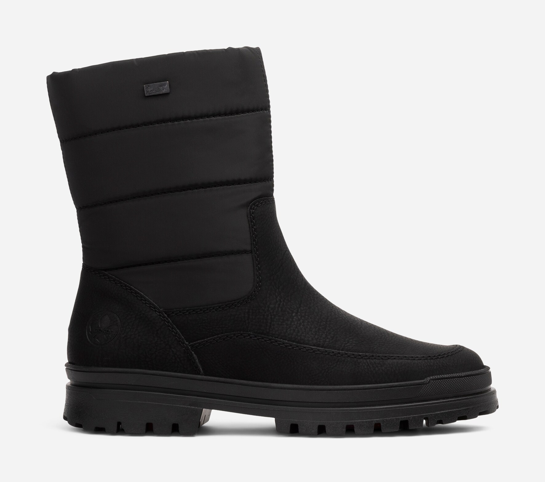 RIEKER, Varmfodrade stövlar, waterproof Svarta