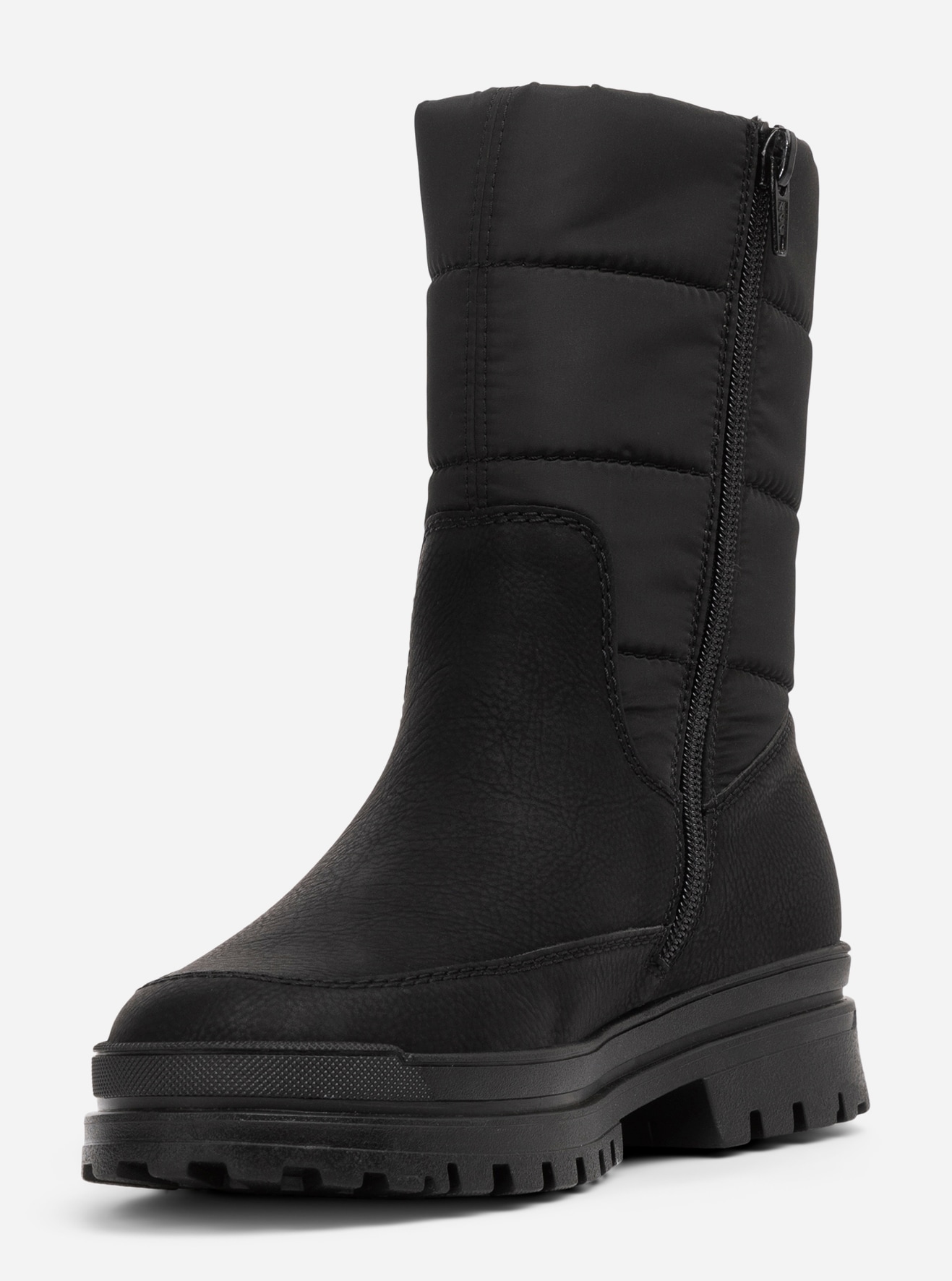 RIEKER, Varmfodrade stövlar, waterproof Svarta