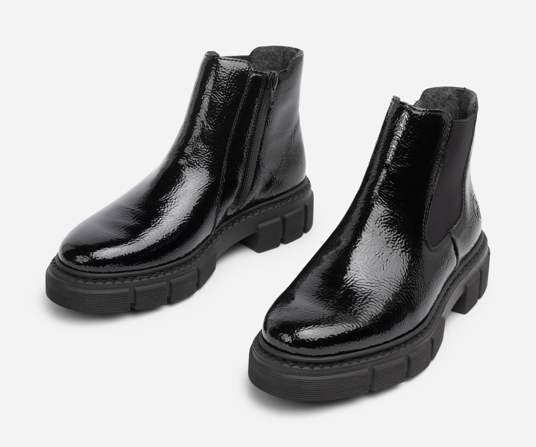 RIEKER, Chelseaboots Svarta