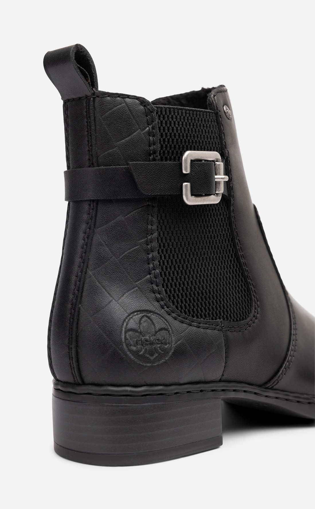 RIEKER, Chelseaboots Svarta