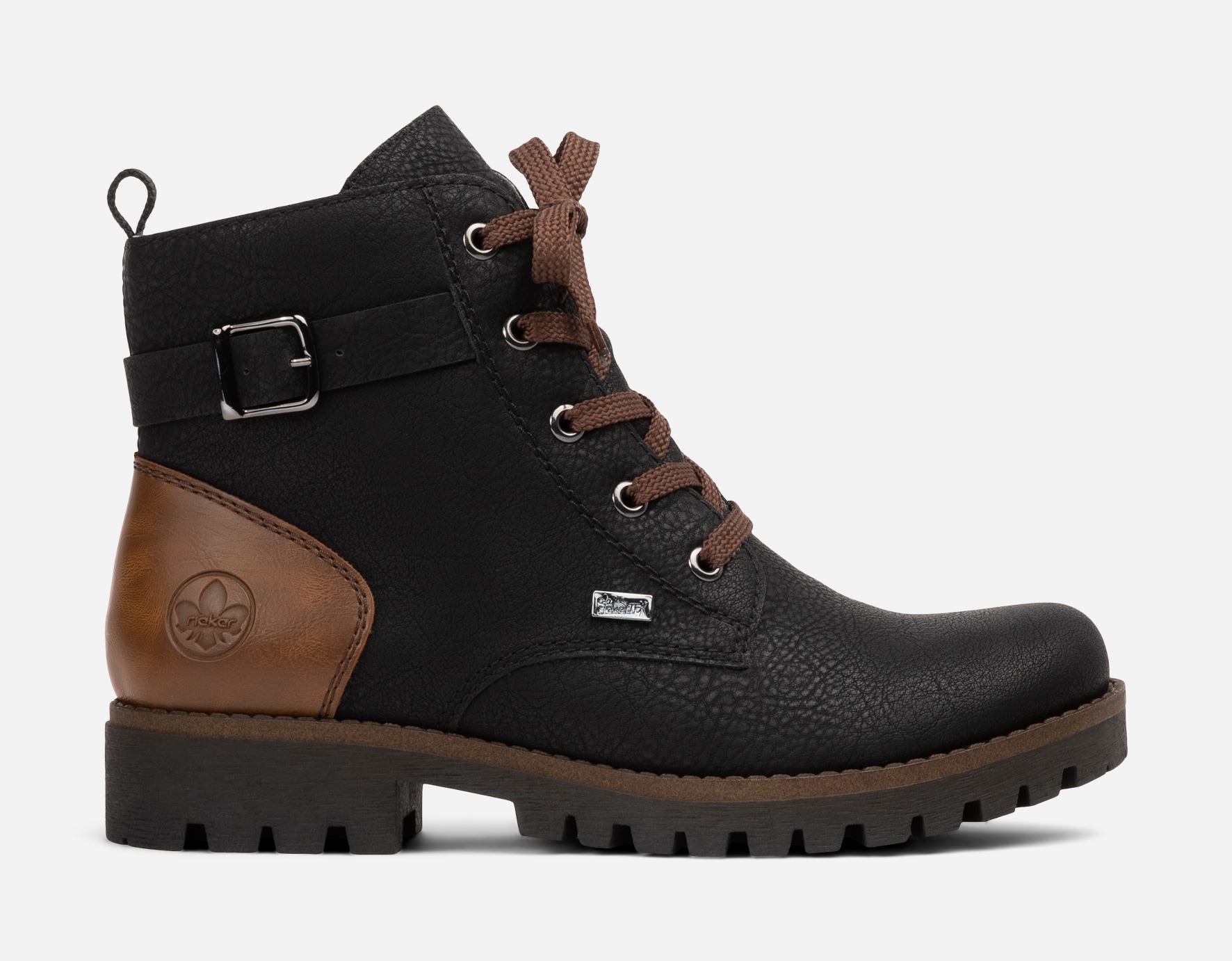 RIEKER, Kängor waterproof Svarta