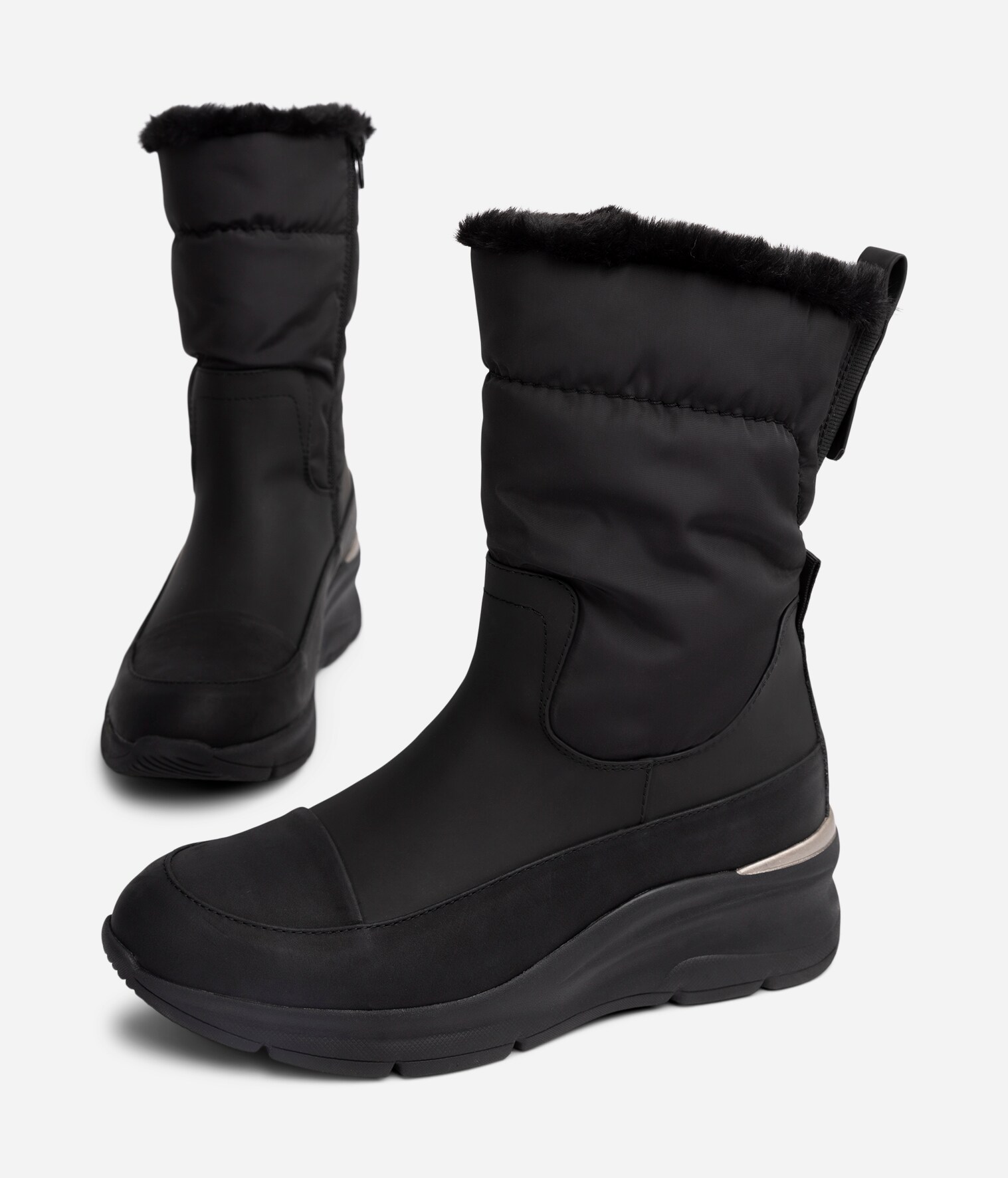 SO ALL, Varmfodrade stövlar Svarta
