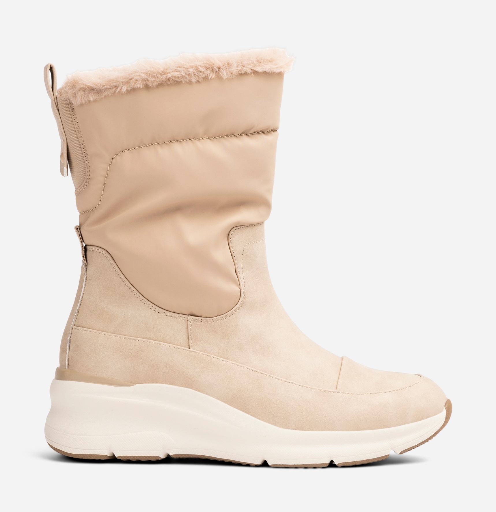 SO ALL, Varmfodrade stövlar Beigea