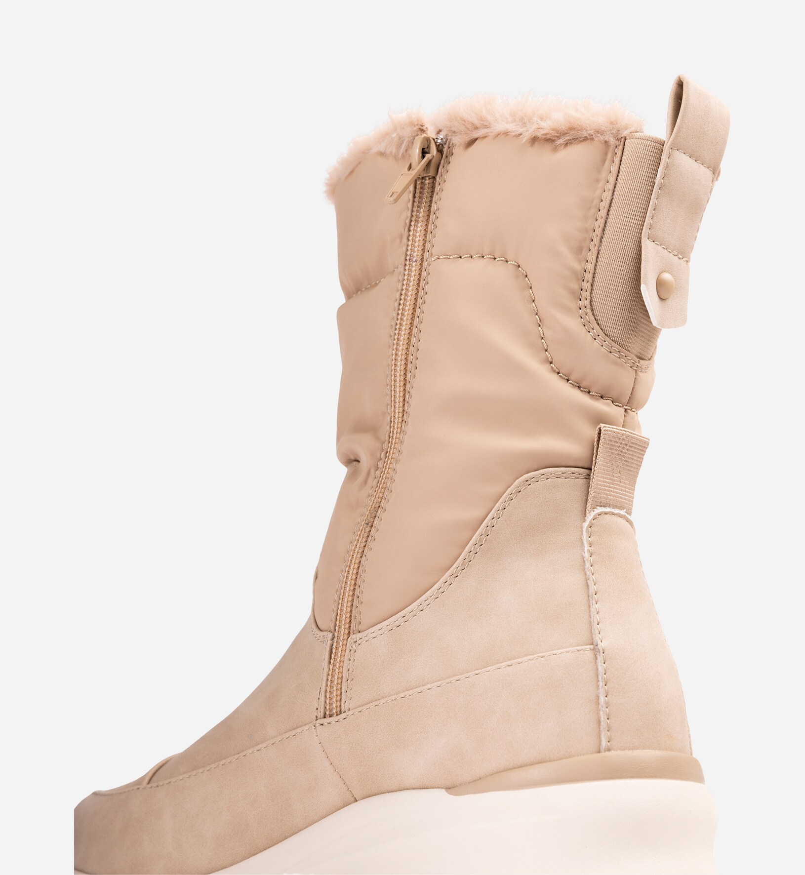 SO ALL, Varmfodrade stövlar Beigea