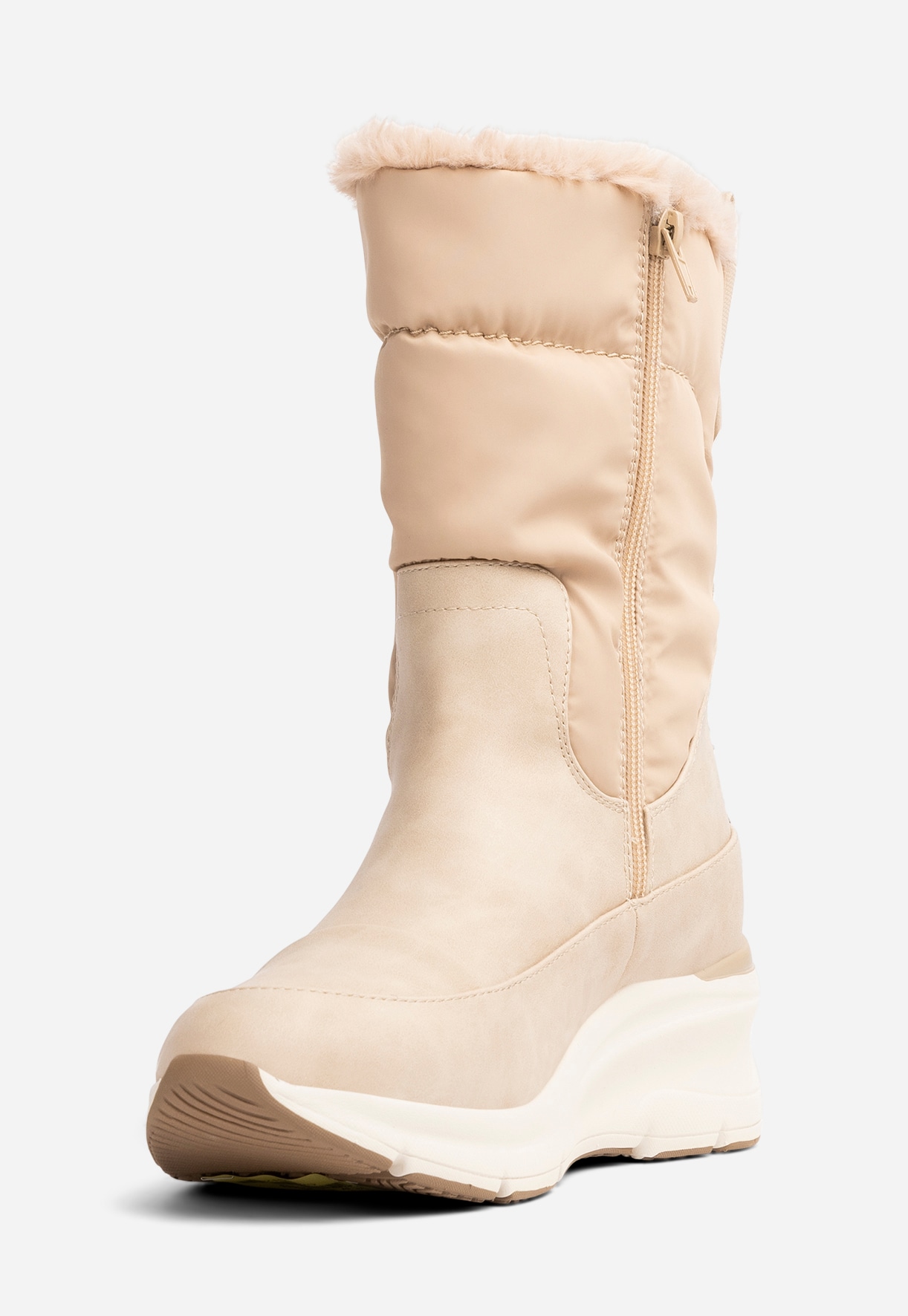 SO ALL, Varmfodrade stövlar Beigea