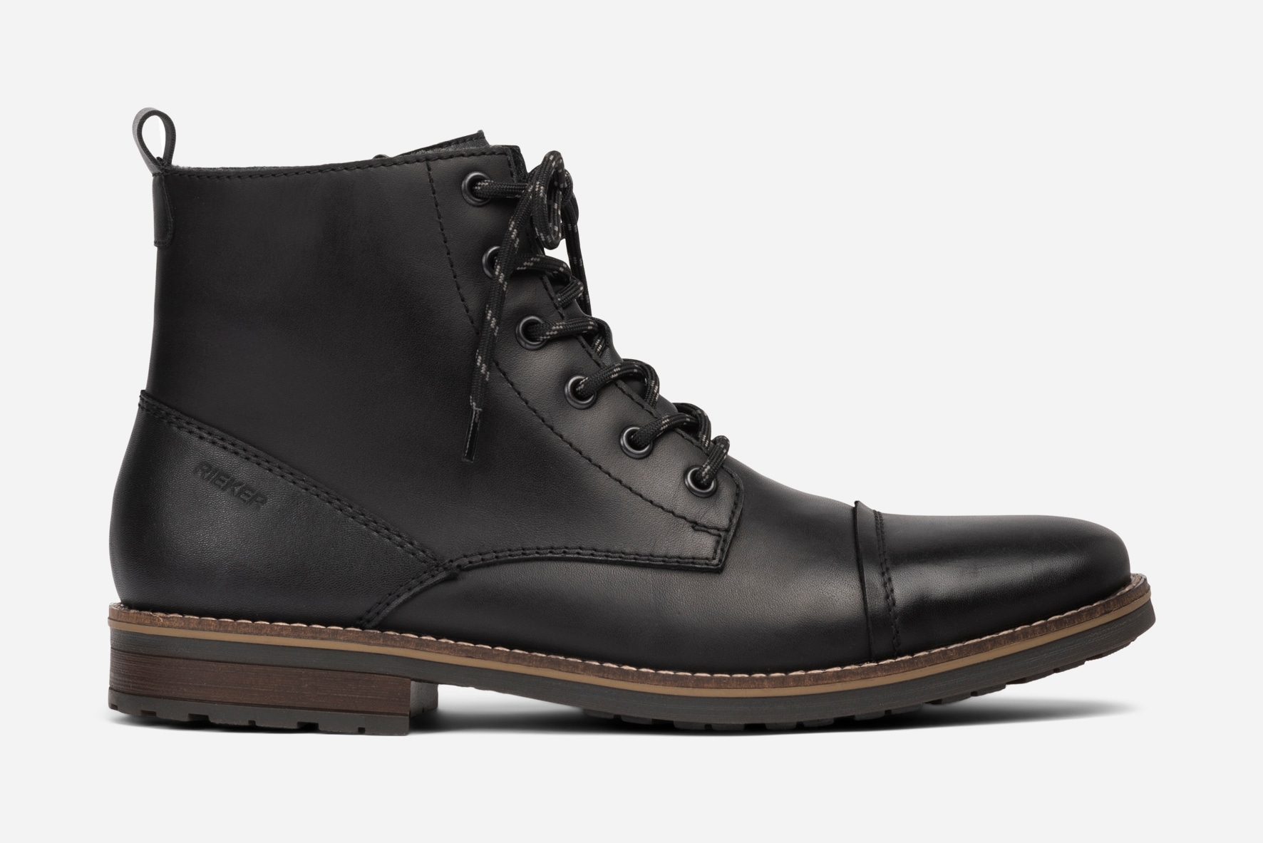 RIEKER, Kängor Svarta