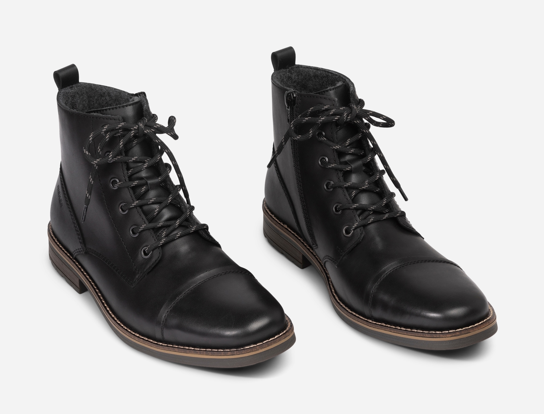 RIEKER, Kängor Svarta