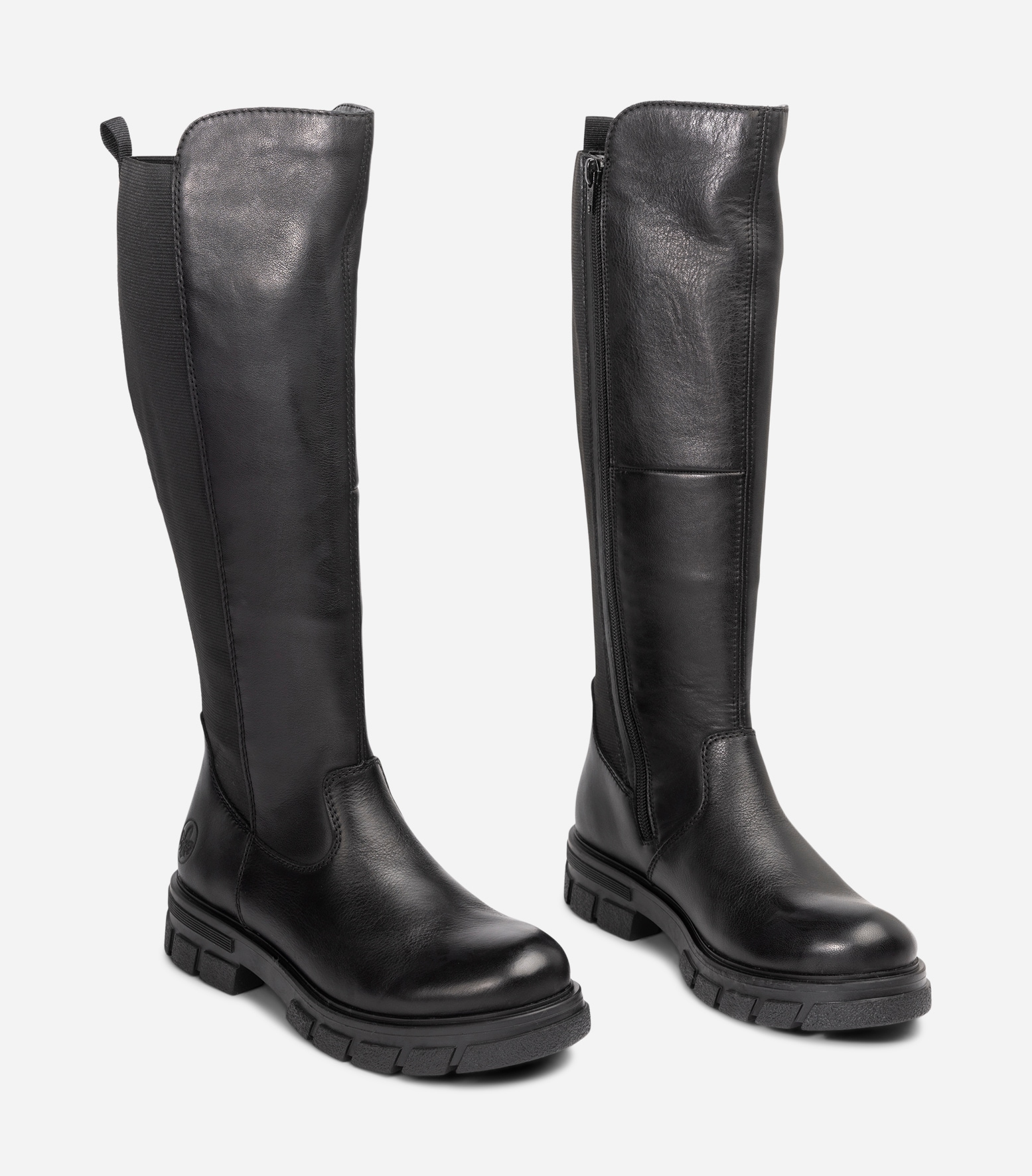 RIEKER, Varmfodrade stövlar Svarta