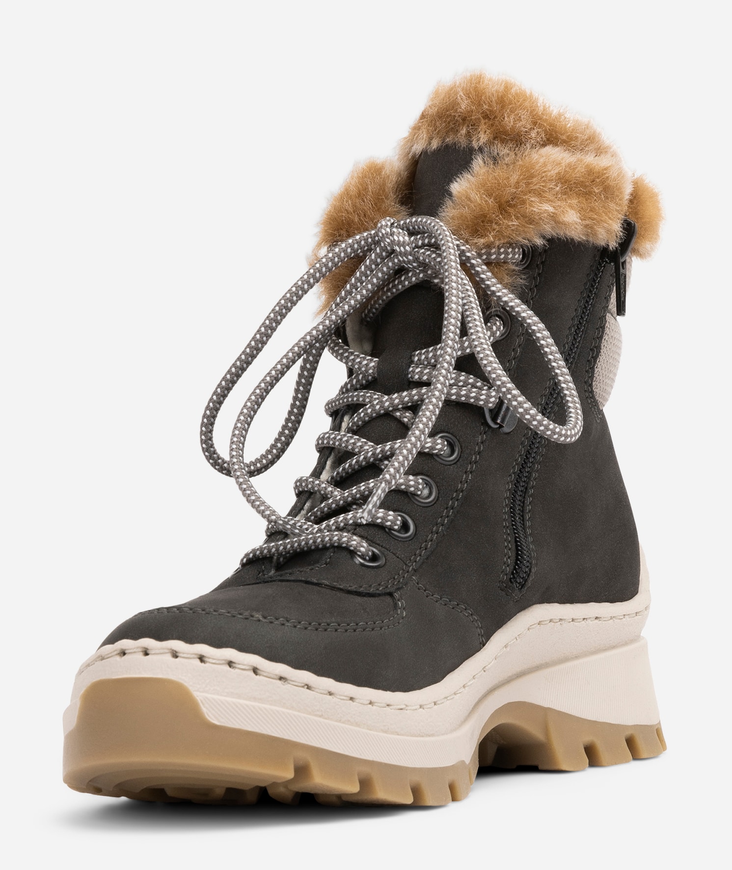 RIEKER, Varmfodrade kängor Gråa