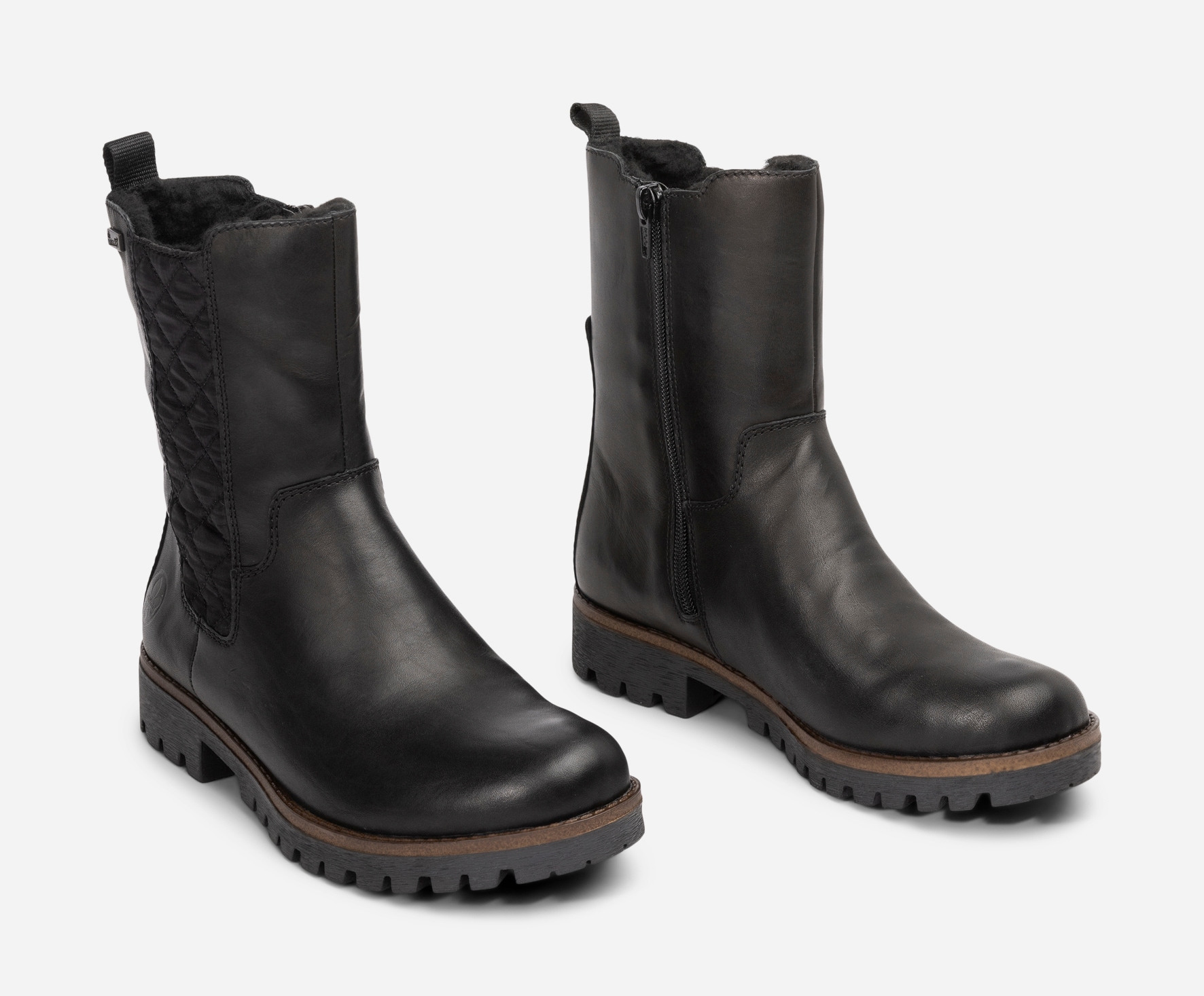 Amberg Varmfodrade boots, waterproof Svarta Rieker DinSko