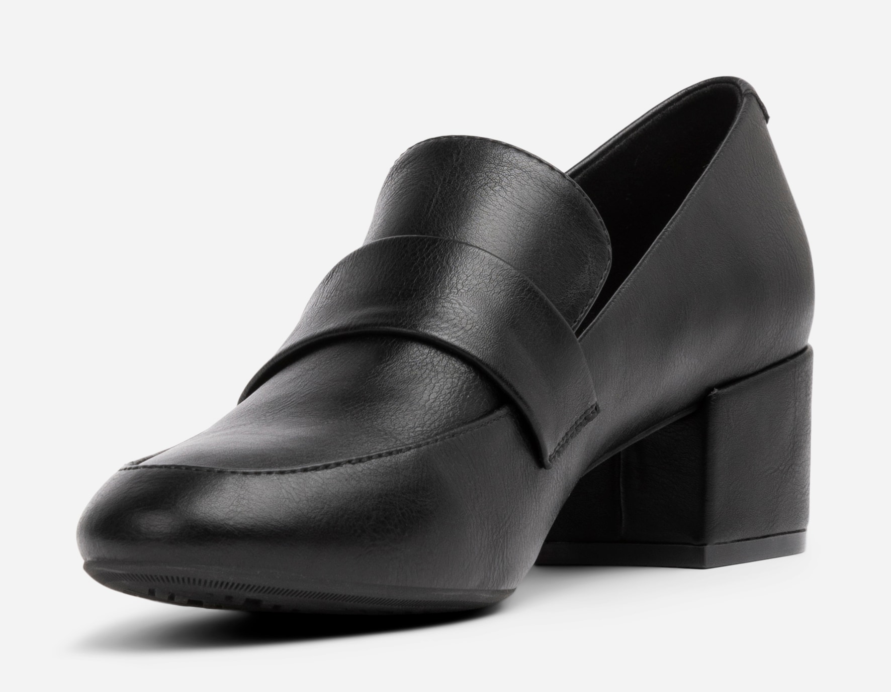 SO ALL, Loafers på klack Svarta