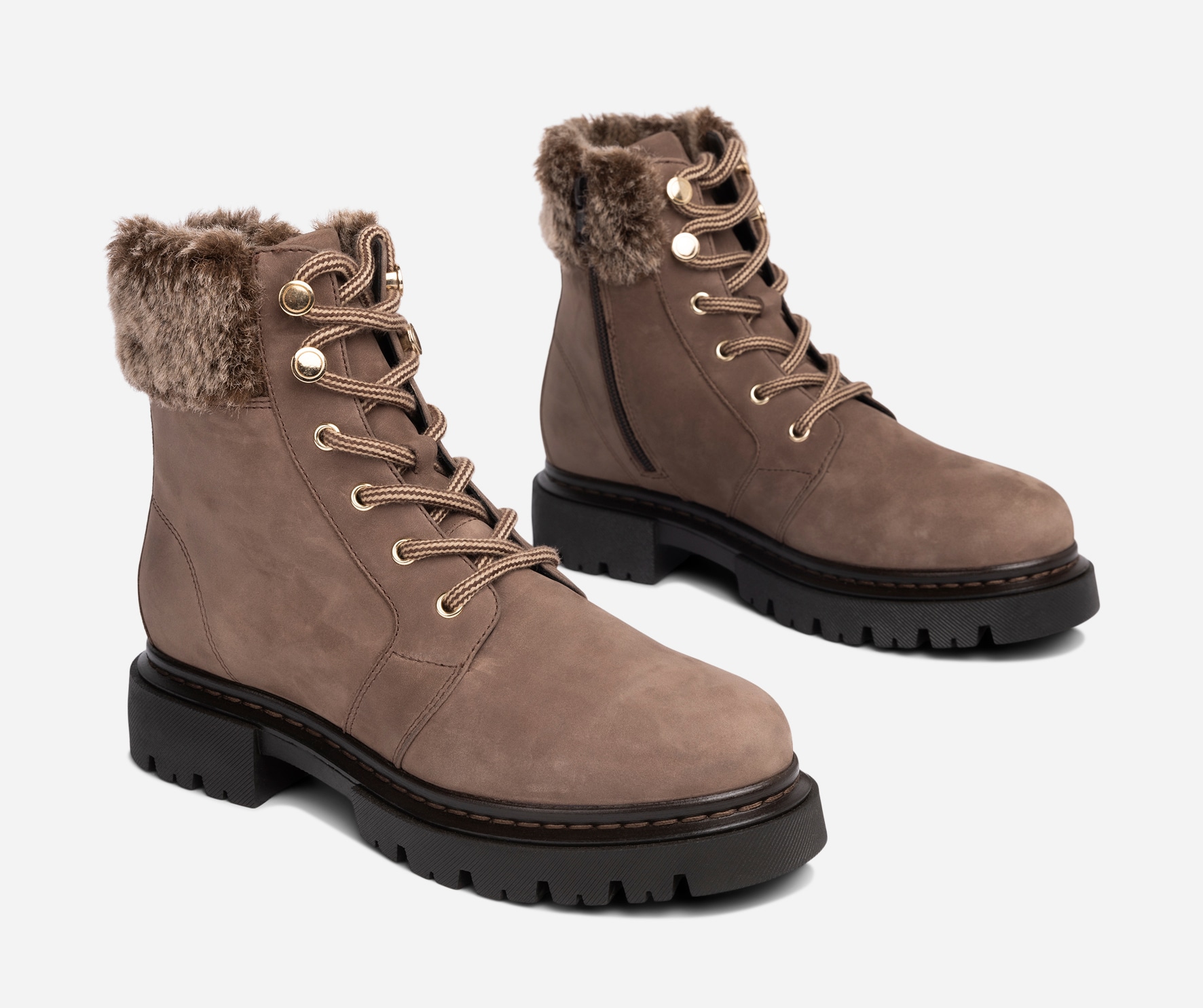 PACE, Varmfodrade kängor Bruna