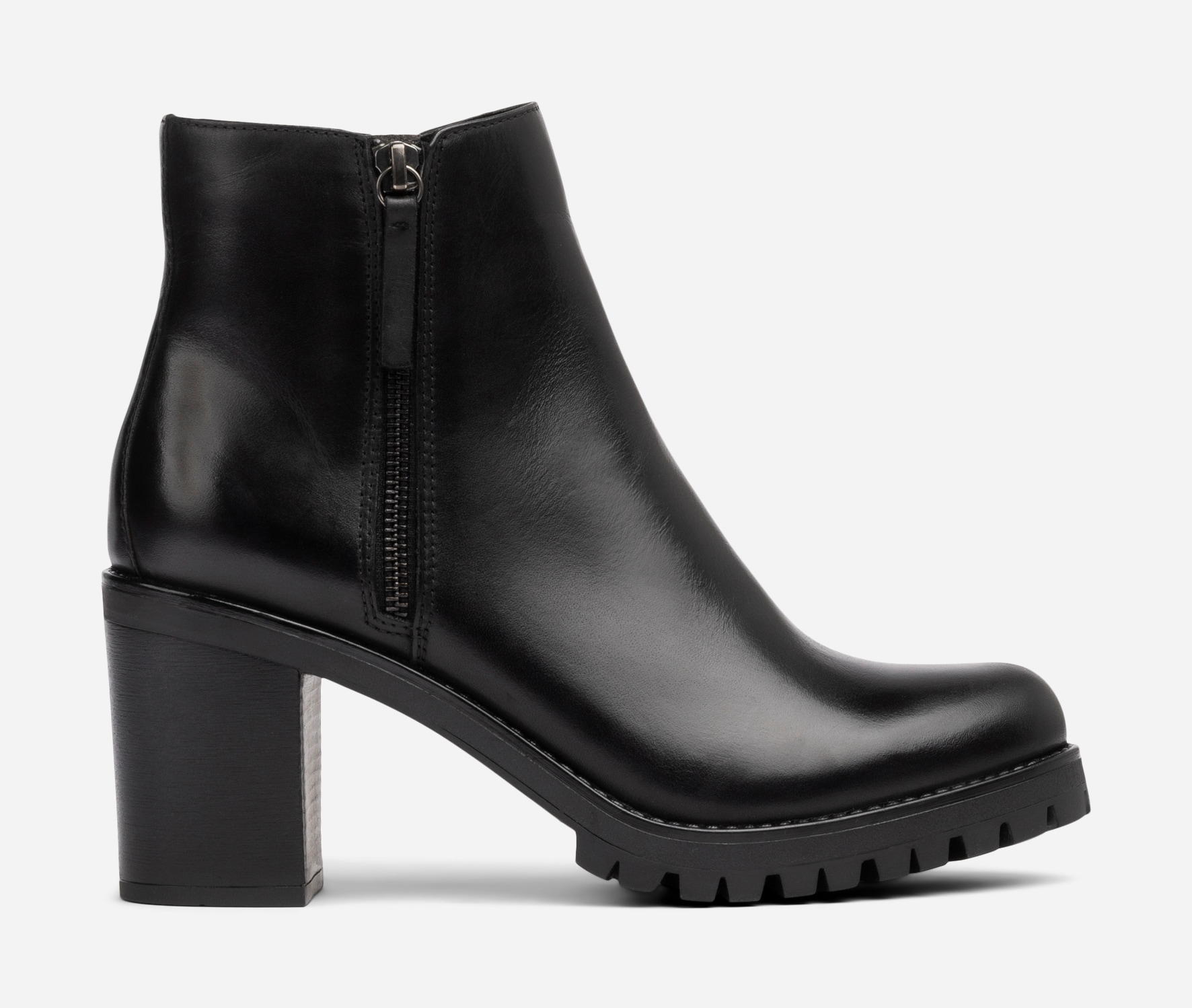 PACE, Boots med dragkedja Svarta