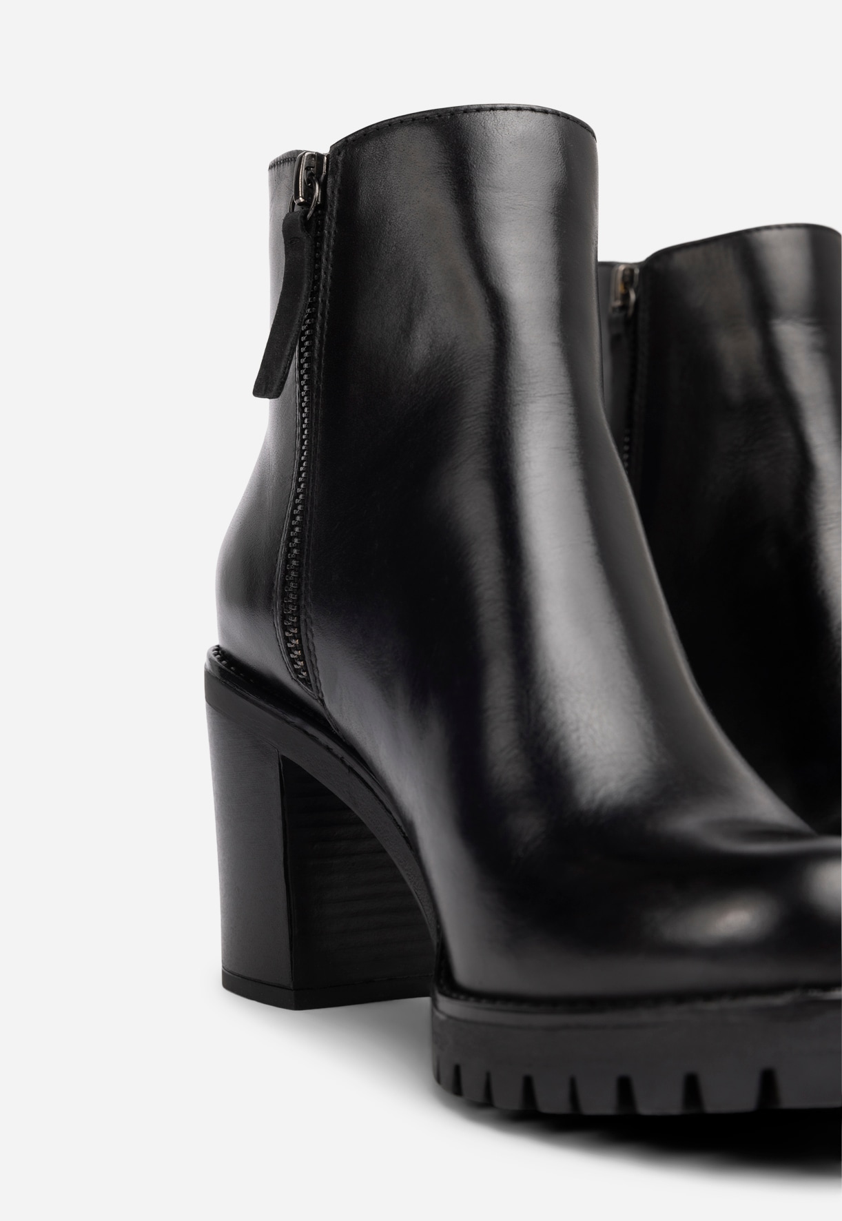 PACE, Boots med dragkedja Svarta