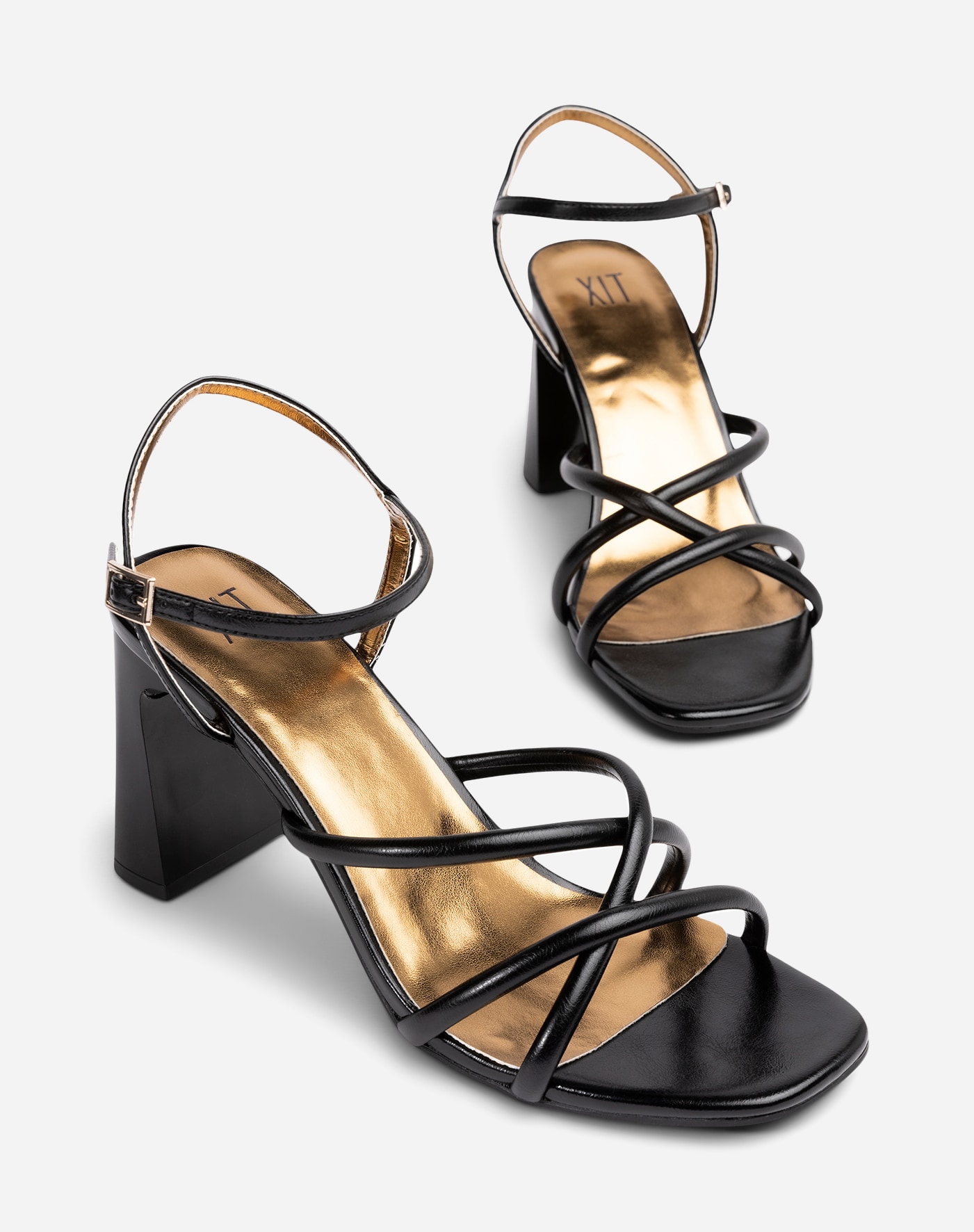 XIT, Sandaletter med remmar Svarta