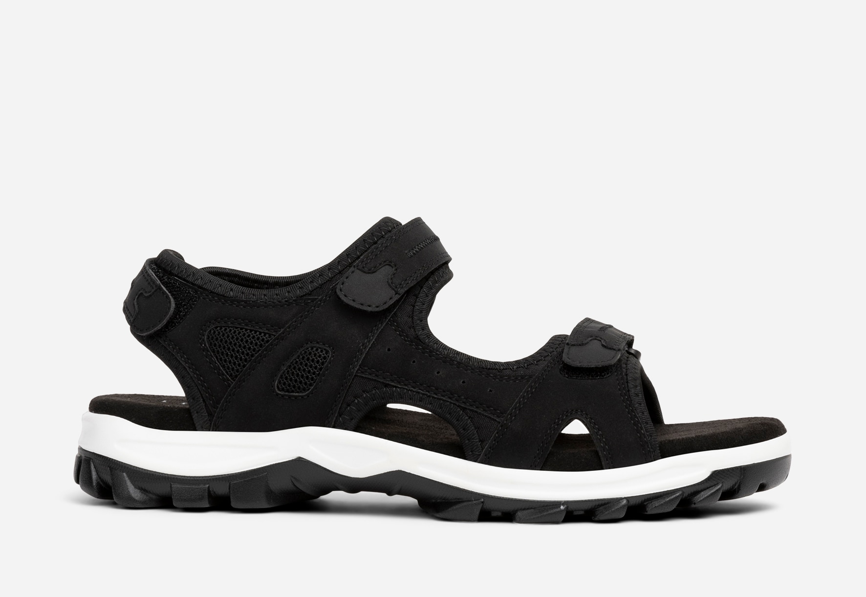 LINEAR, Sandaler med remmar Svarta