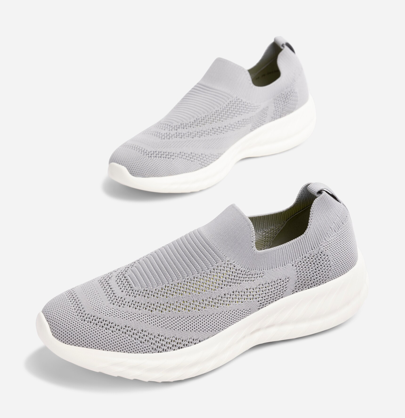 LINEAR, Sock sneakers Gråa