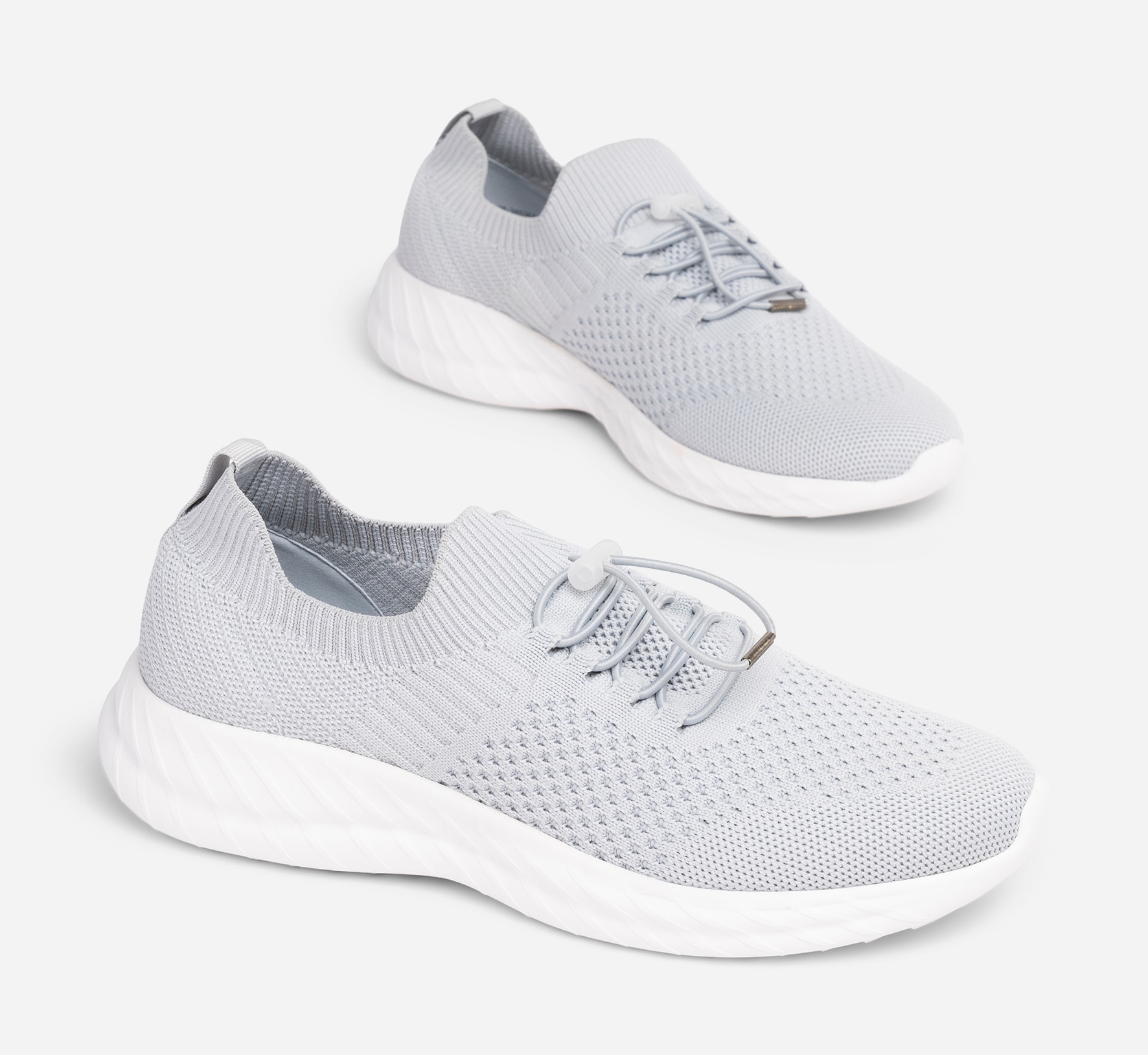 LINEAR, Sock sneakers Gråa