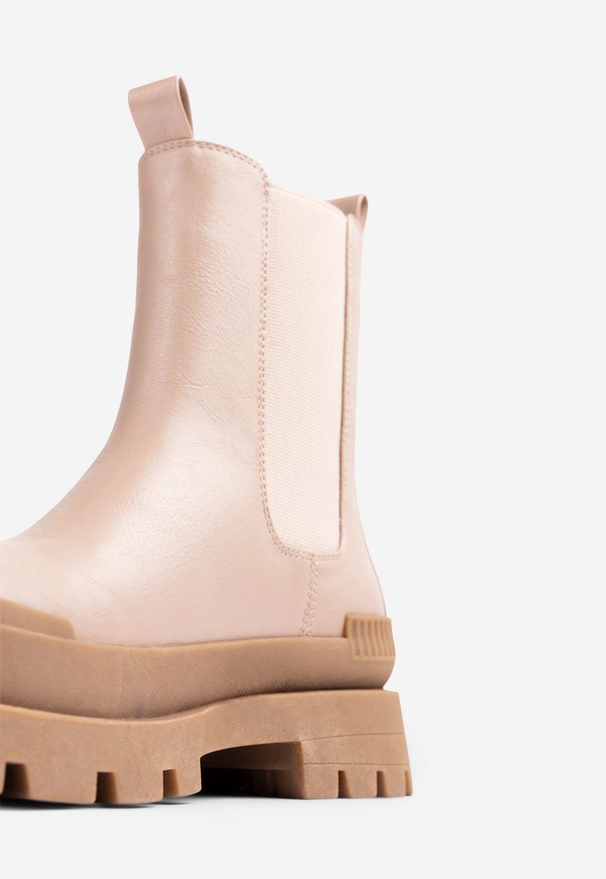 ATTITUDE, Chelseaboots Beigea