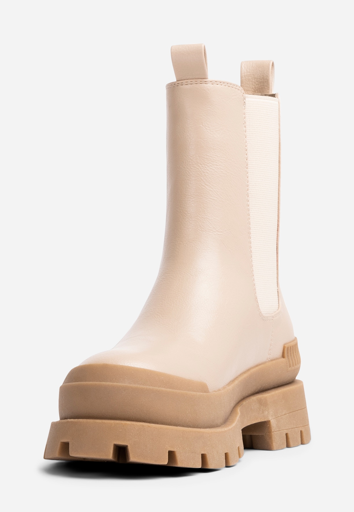 ATTITUDE, Chelseaboots Beigea