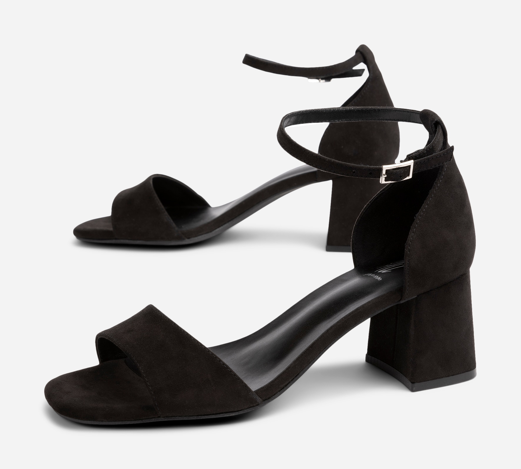 SO ALL, Sandaletter med remmar Svarta