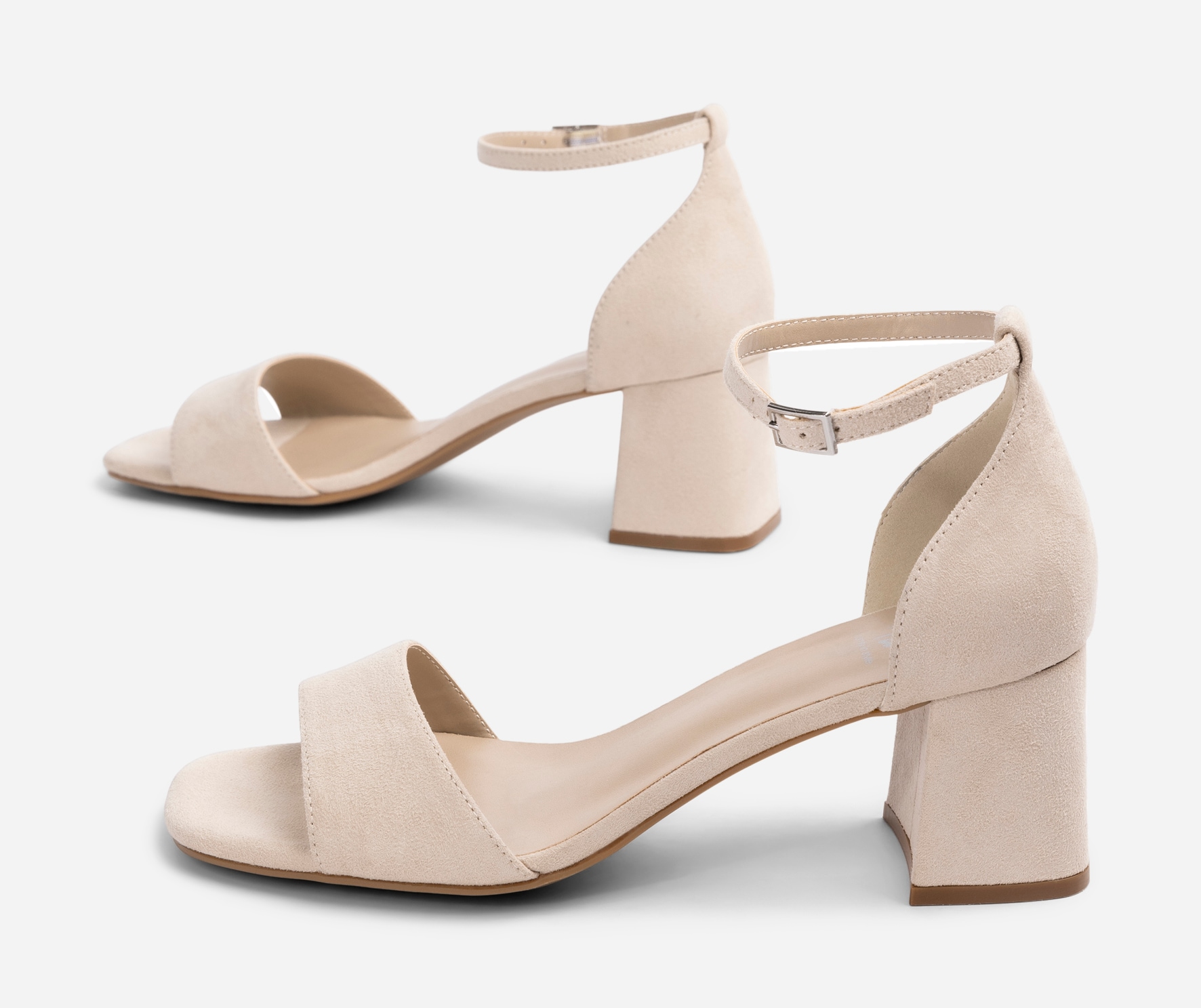 SO ALL, Sandaletter med remmar Beigea