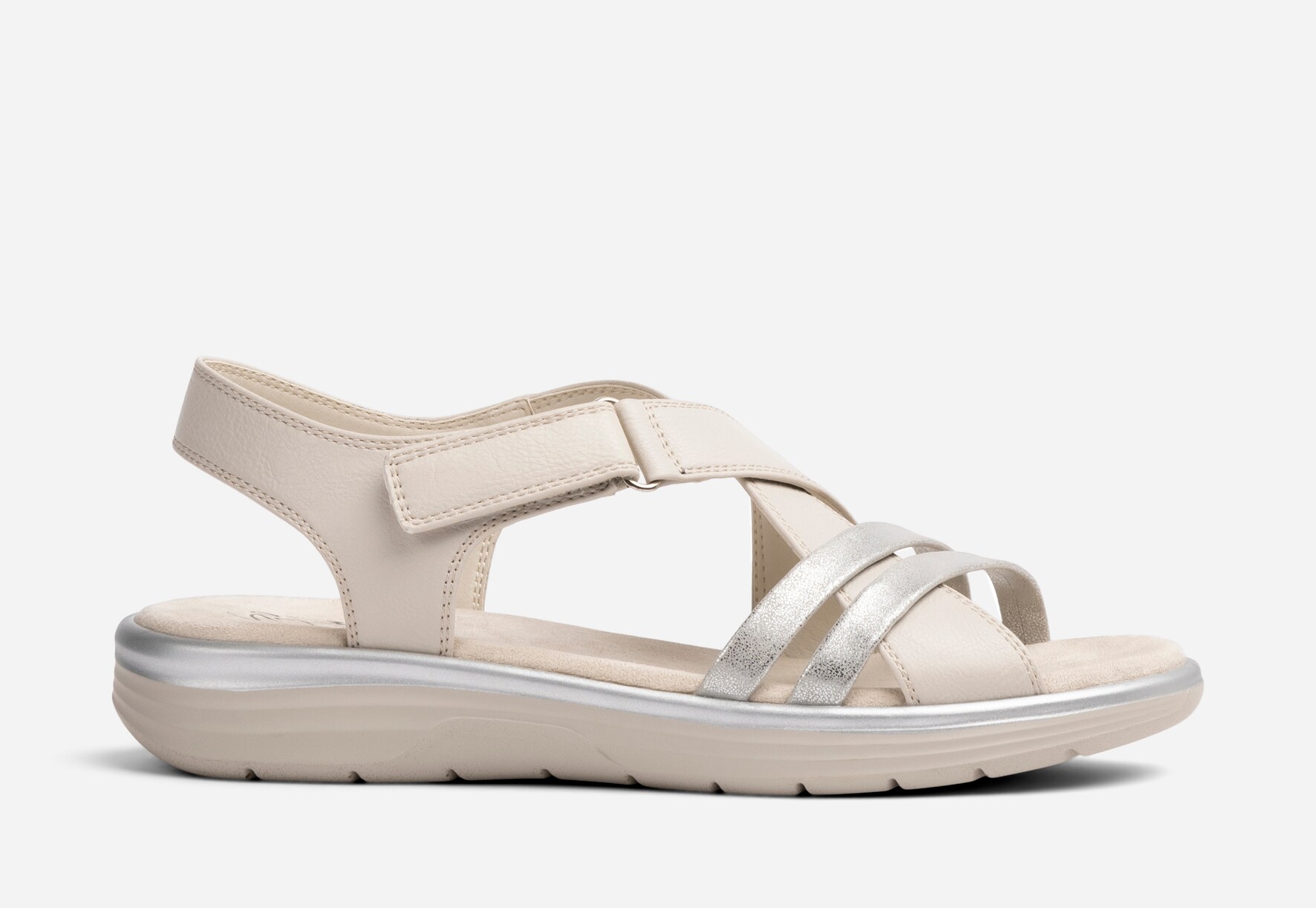 SO ALL, Sandaler med remmar Beigea