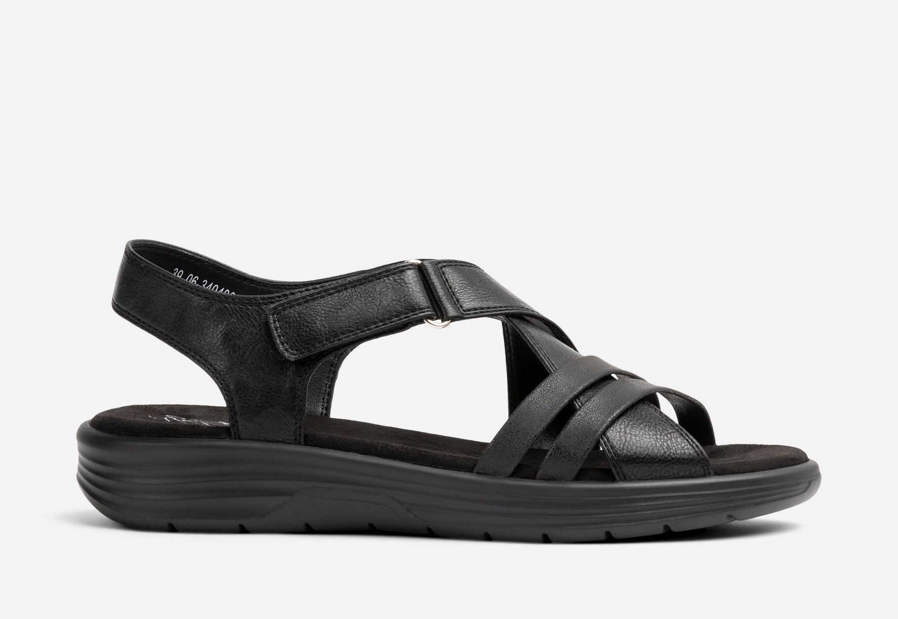 SO ALL, Sandaler med remmar Svarta