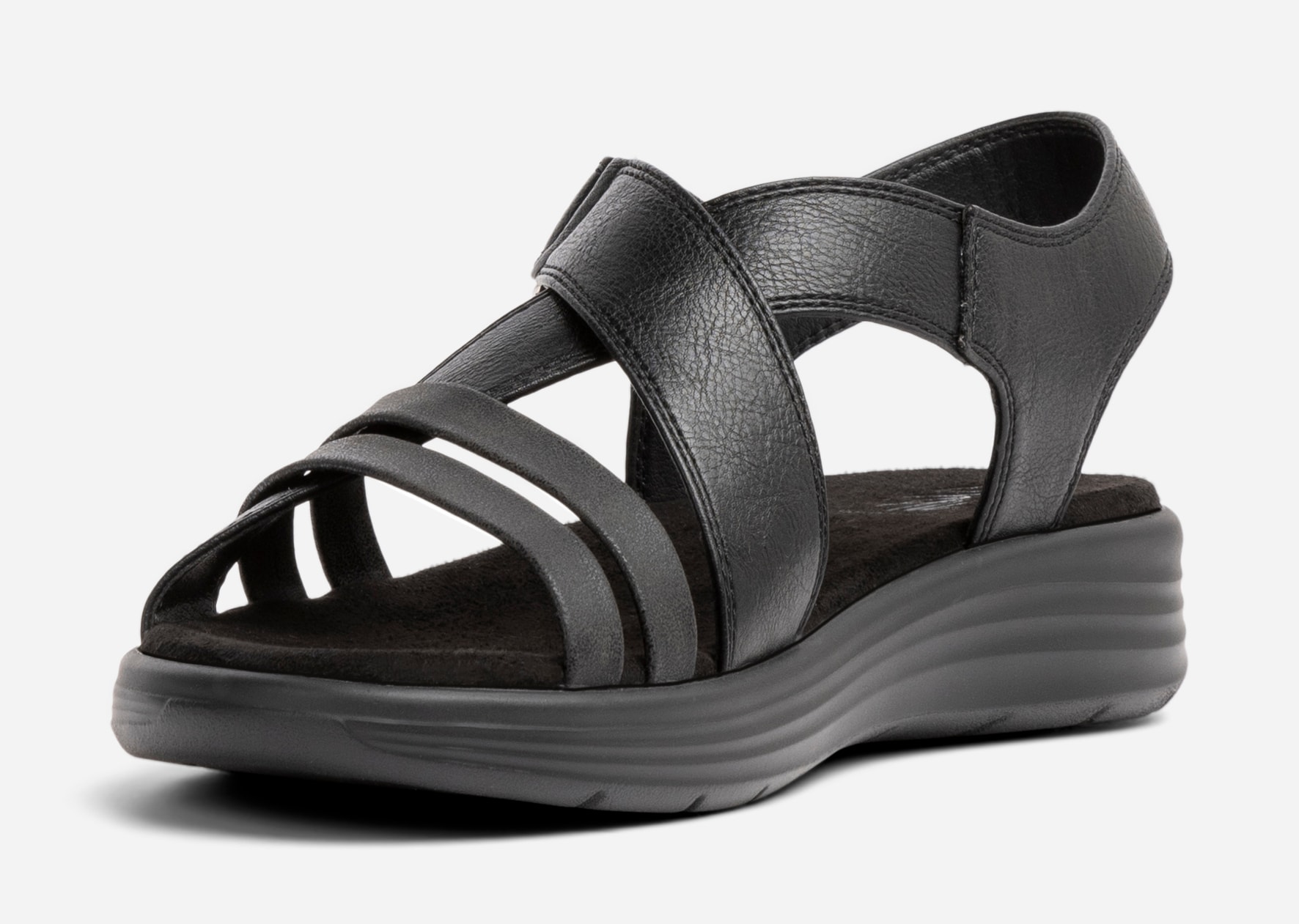 SO ALL, Sandaler med remmar Svarta
