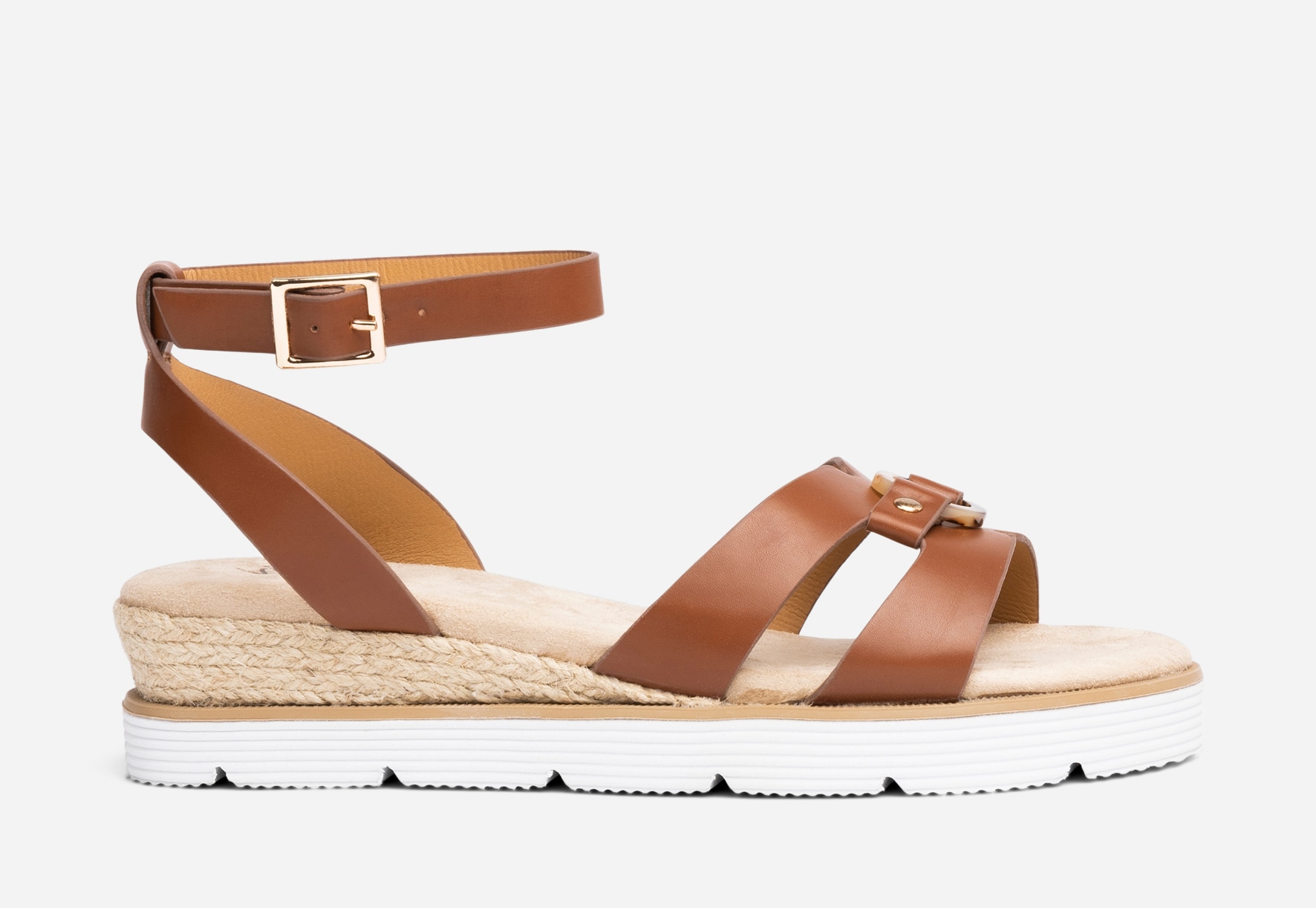 SO ALL, Sandaler med spänne Bruna